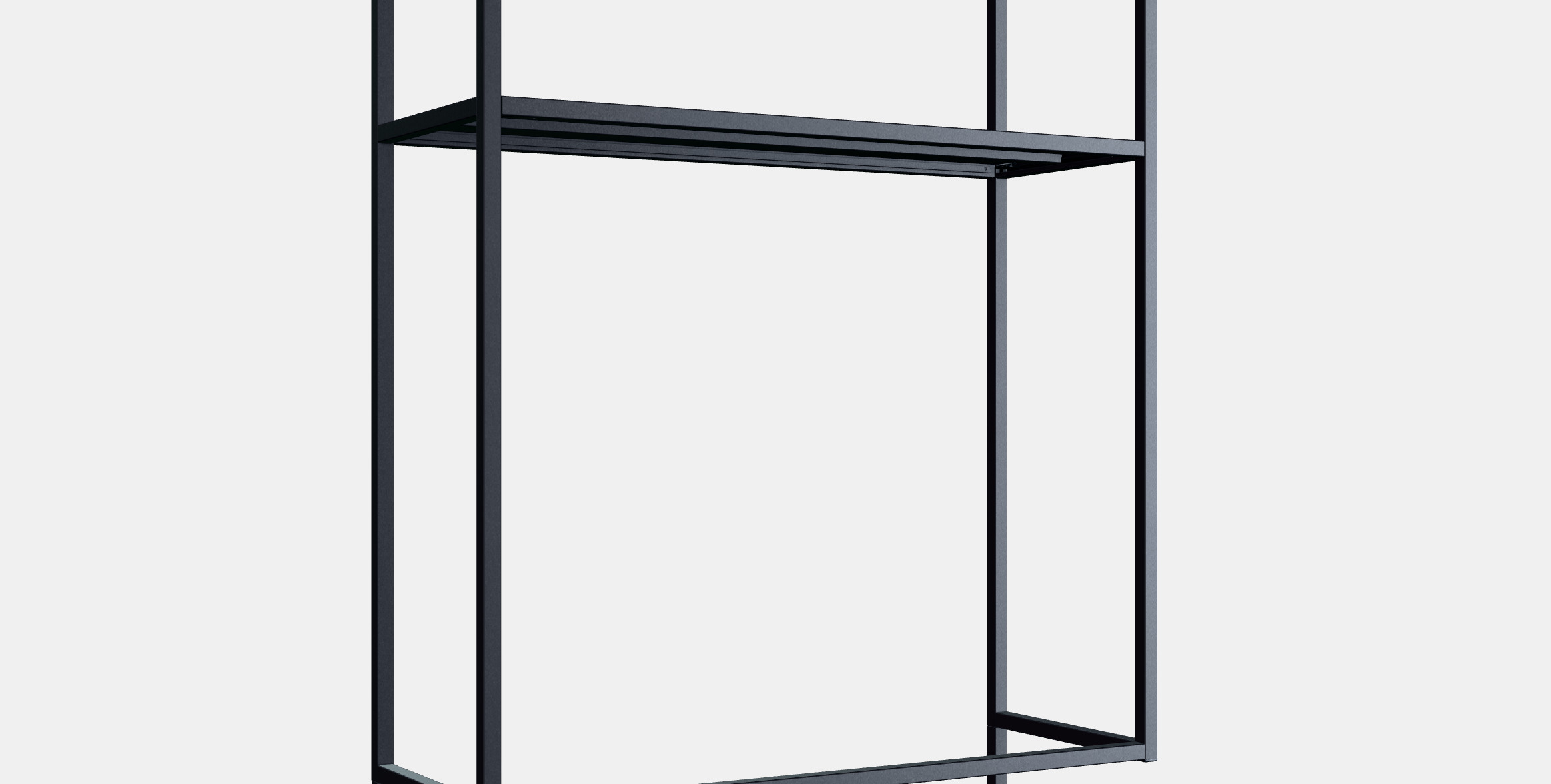 ENHET Frame w shelves for washing machine 3D model_2