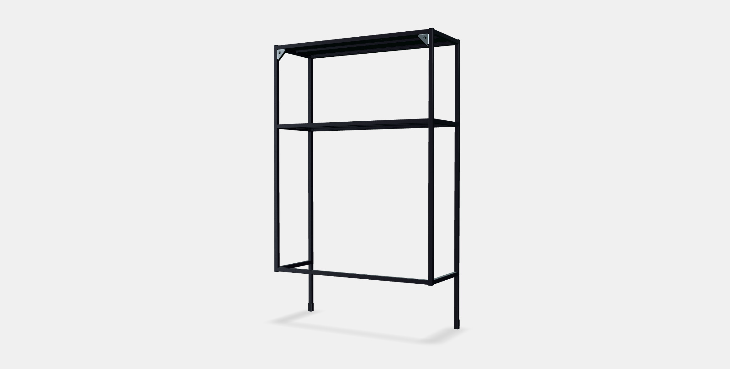 ENHET Frame w shelves for washing machine 3D model_4