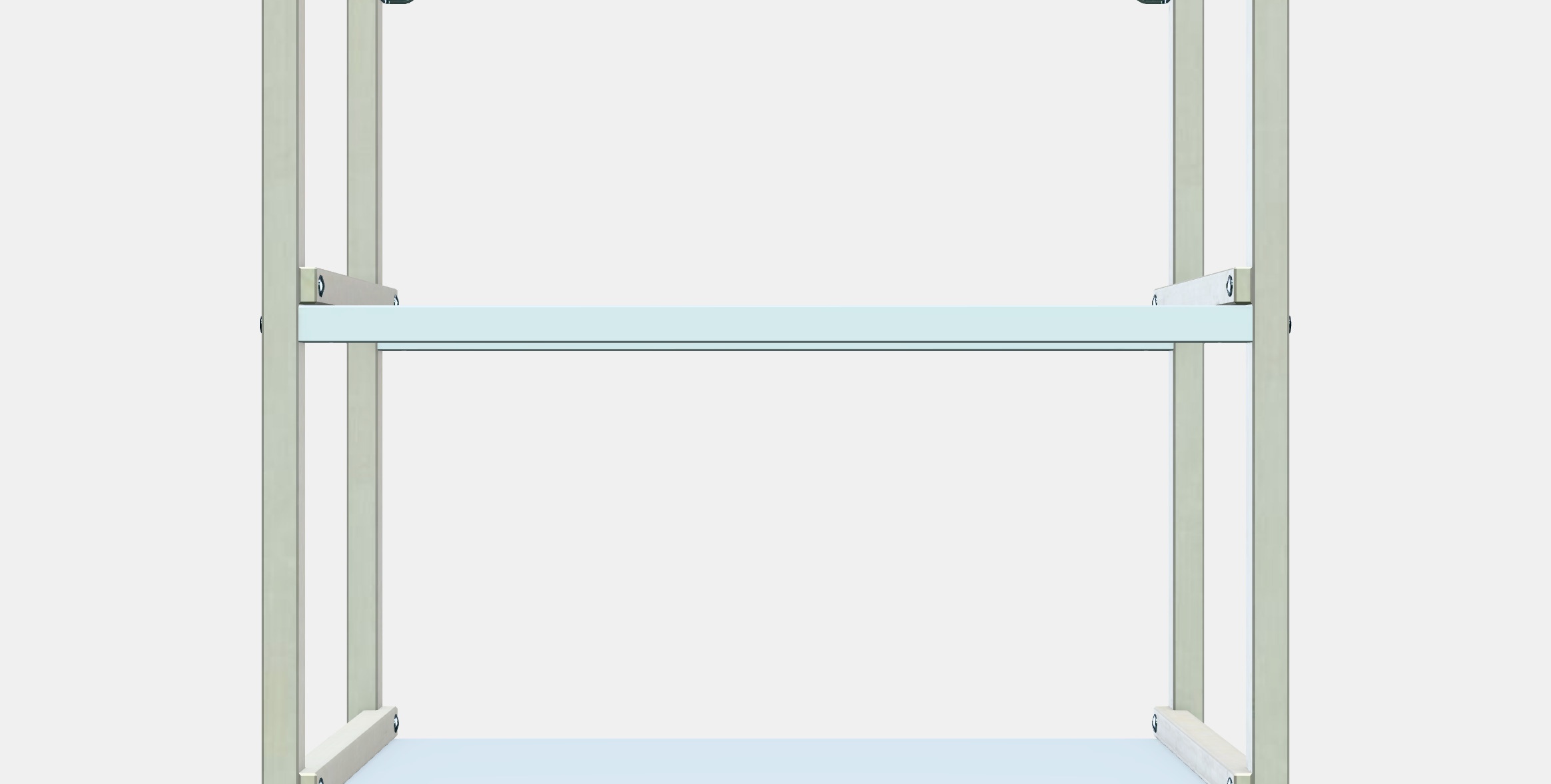 EKENABBEN Open shelving unit Low-poly 3D model_11