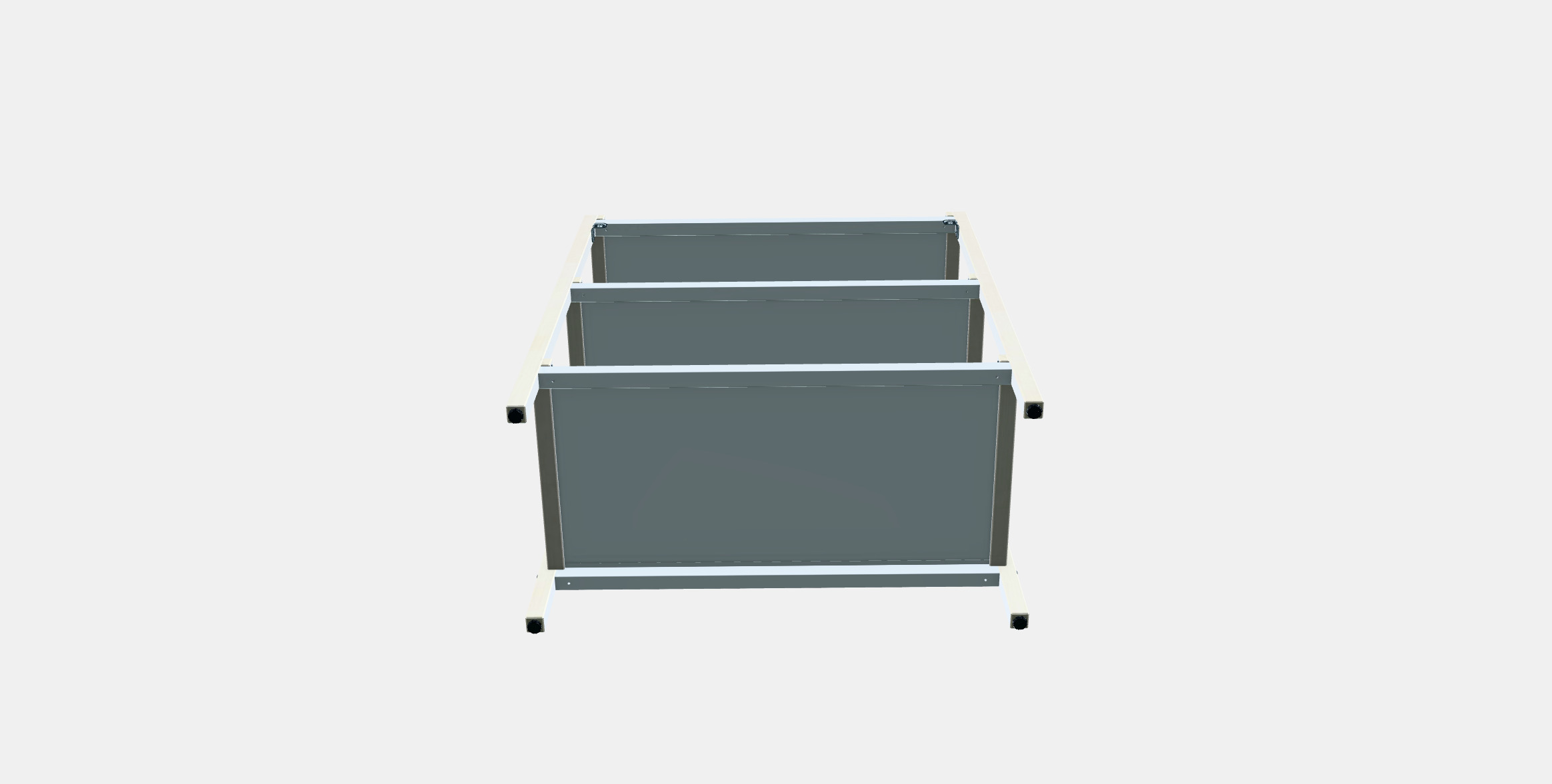 EKENABBEN Open shelving unit Low-poly 3D model_6