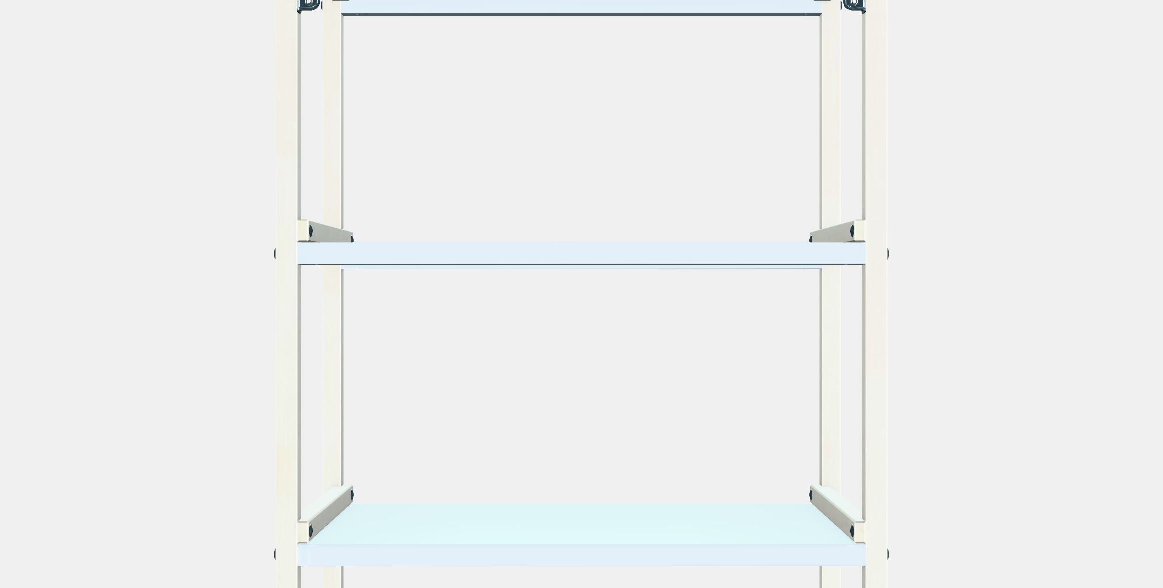 EKENABBEN Open shelving unit Low-poly 3D model_15