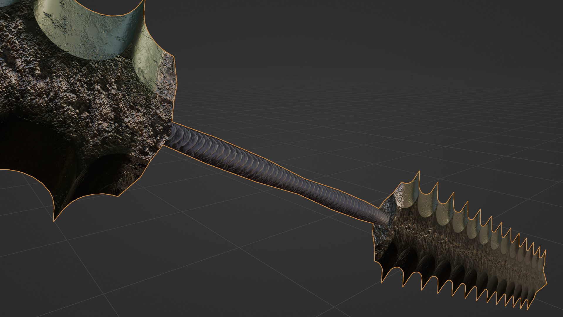 18 Weapons - Orc Free 3D model_59