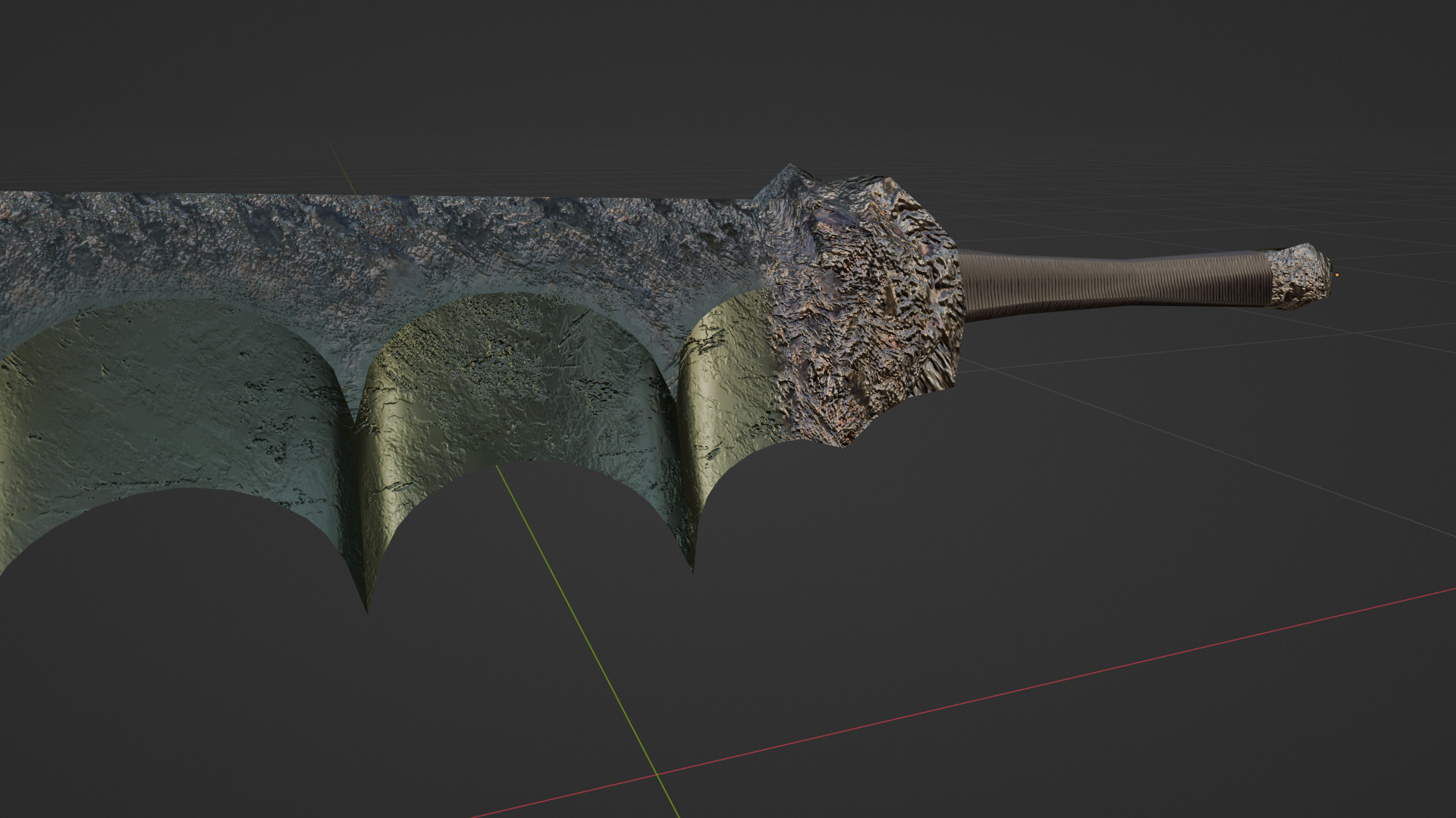 18 Weapons - Orc Free 3D model_75