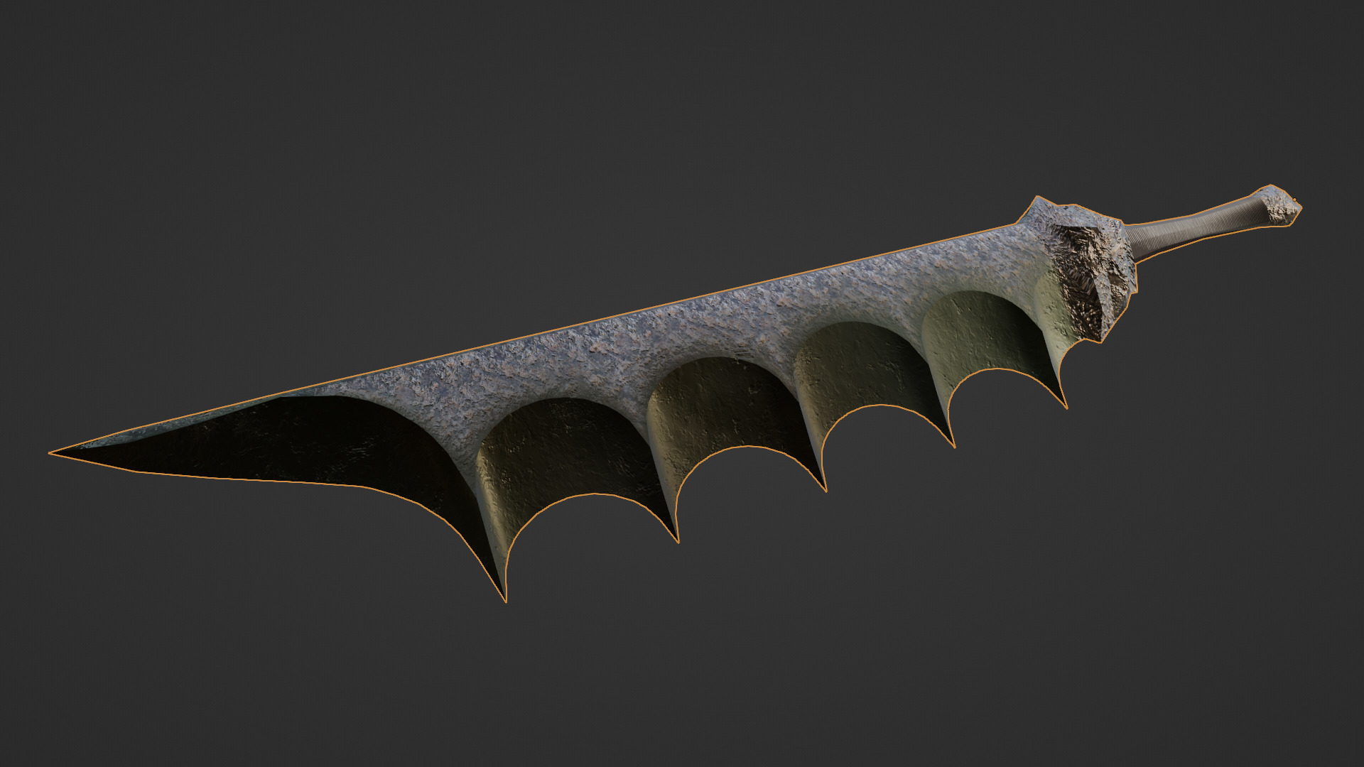 18 Weapons - Orc Free 3D model_89