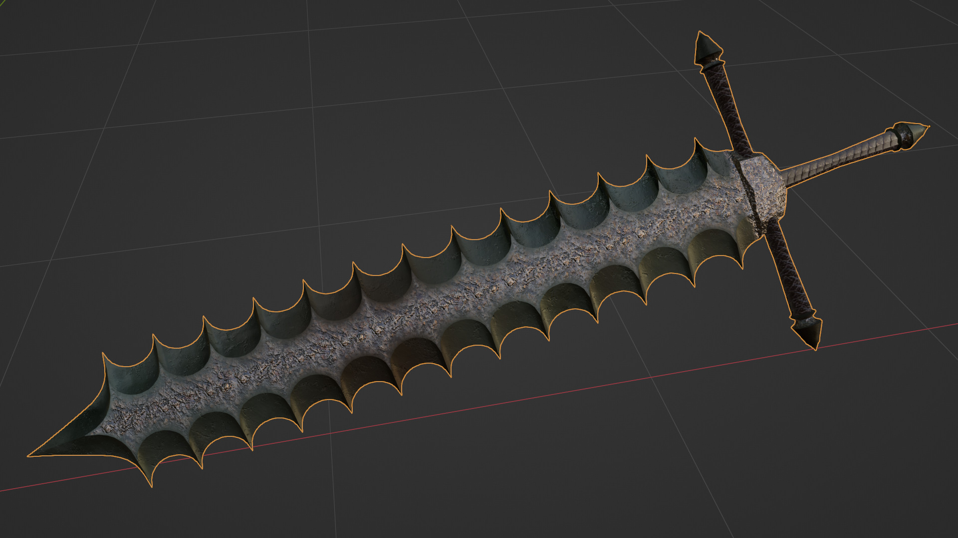 18 Weapons - Orc Free 3D model_67