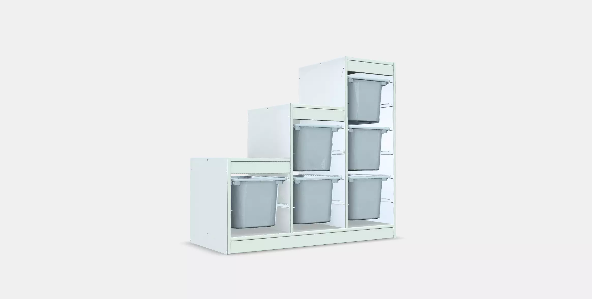 TROFAST storage lineup 3D model_0