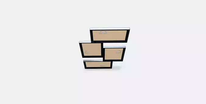 YLLEVAD collage frame for 4 photos 3D model