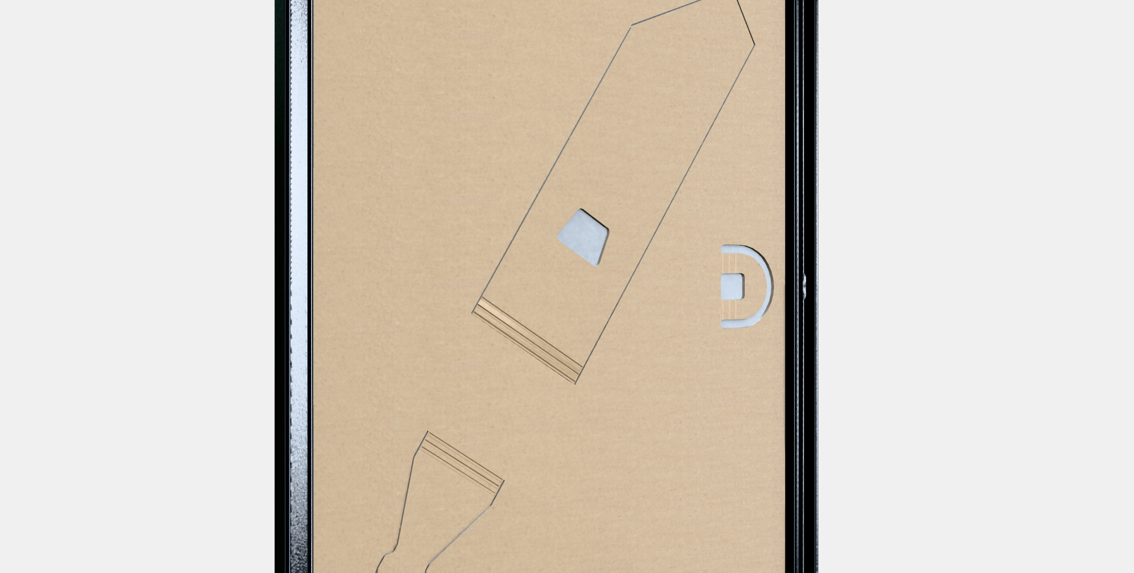 YLLEVAD picture frame Low-poly 3D model_3