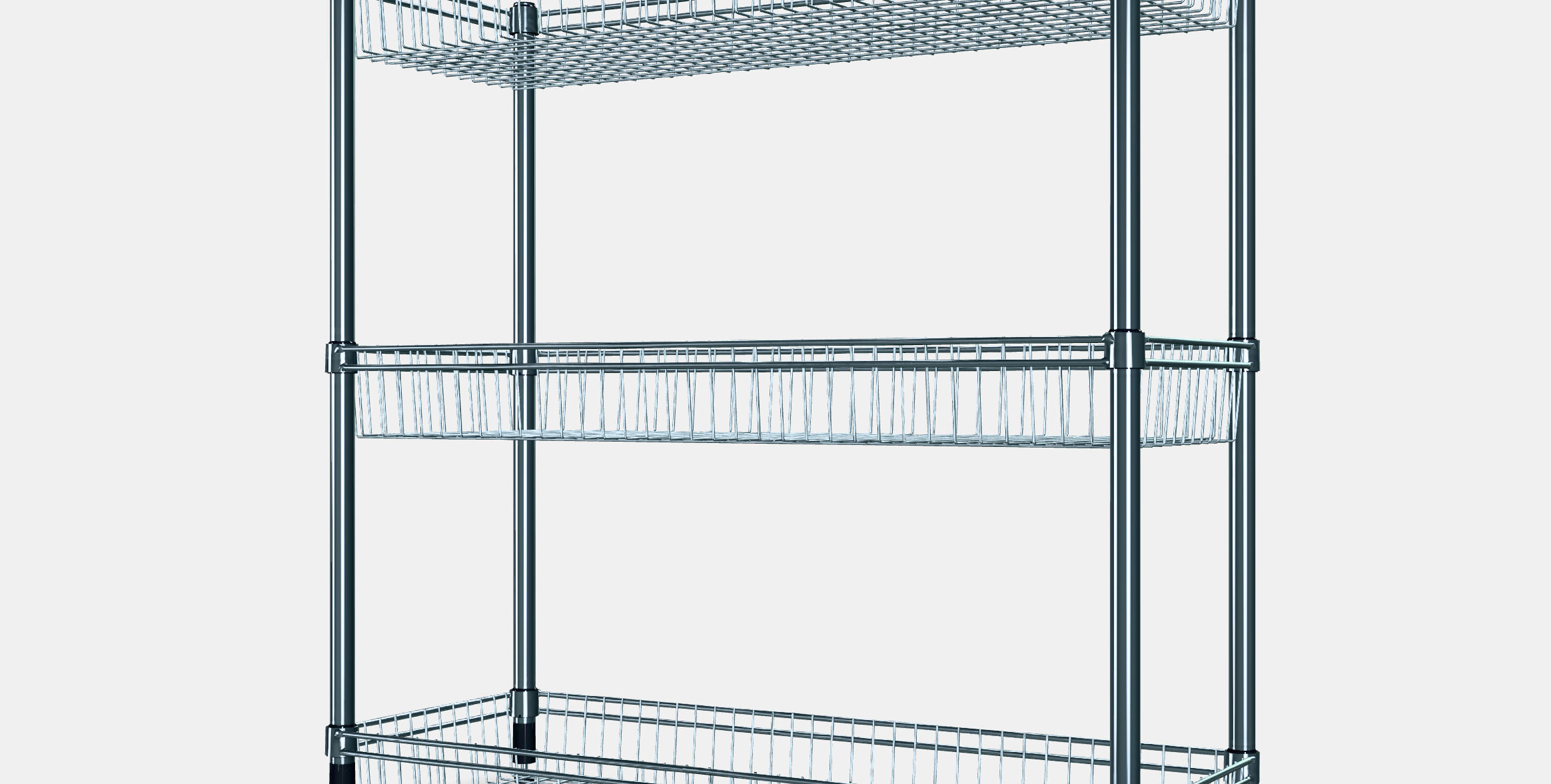 OMAR Regal with 3 baskets 1 3D model_6