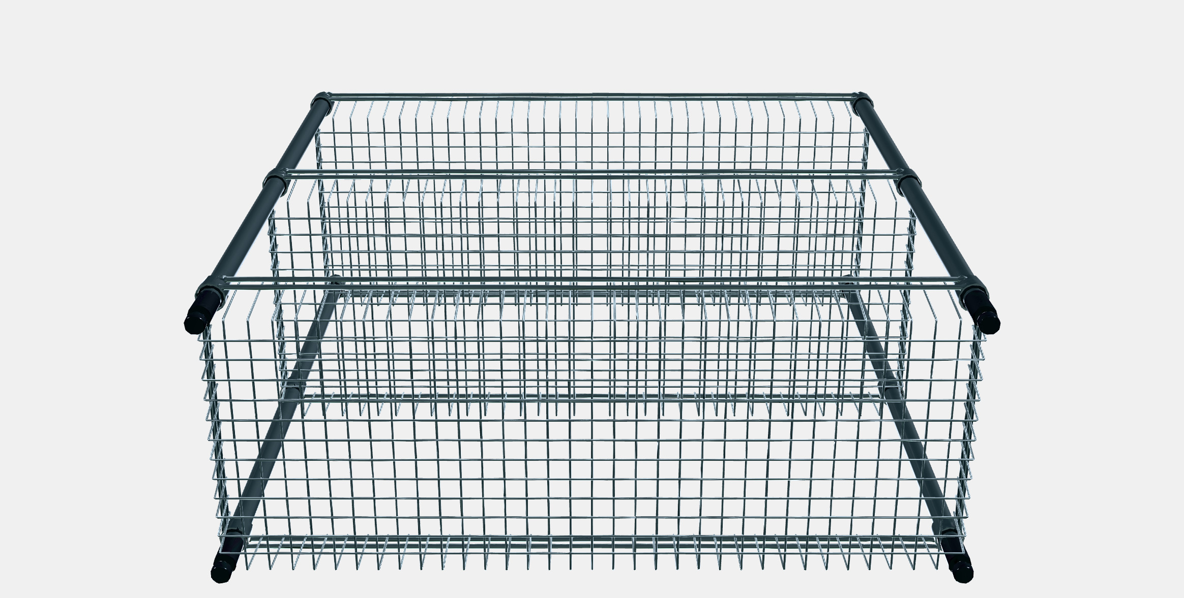 OMAR Regal with 3 baskets 1 3D model_8