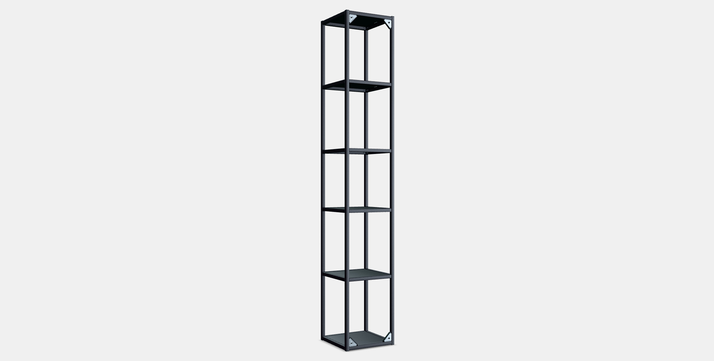 ENHET High fr w shelves 2 3D model_16
