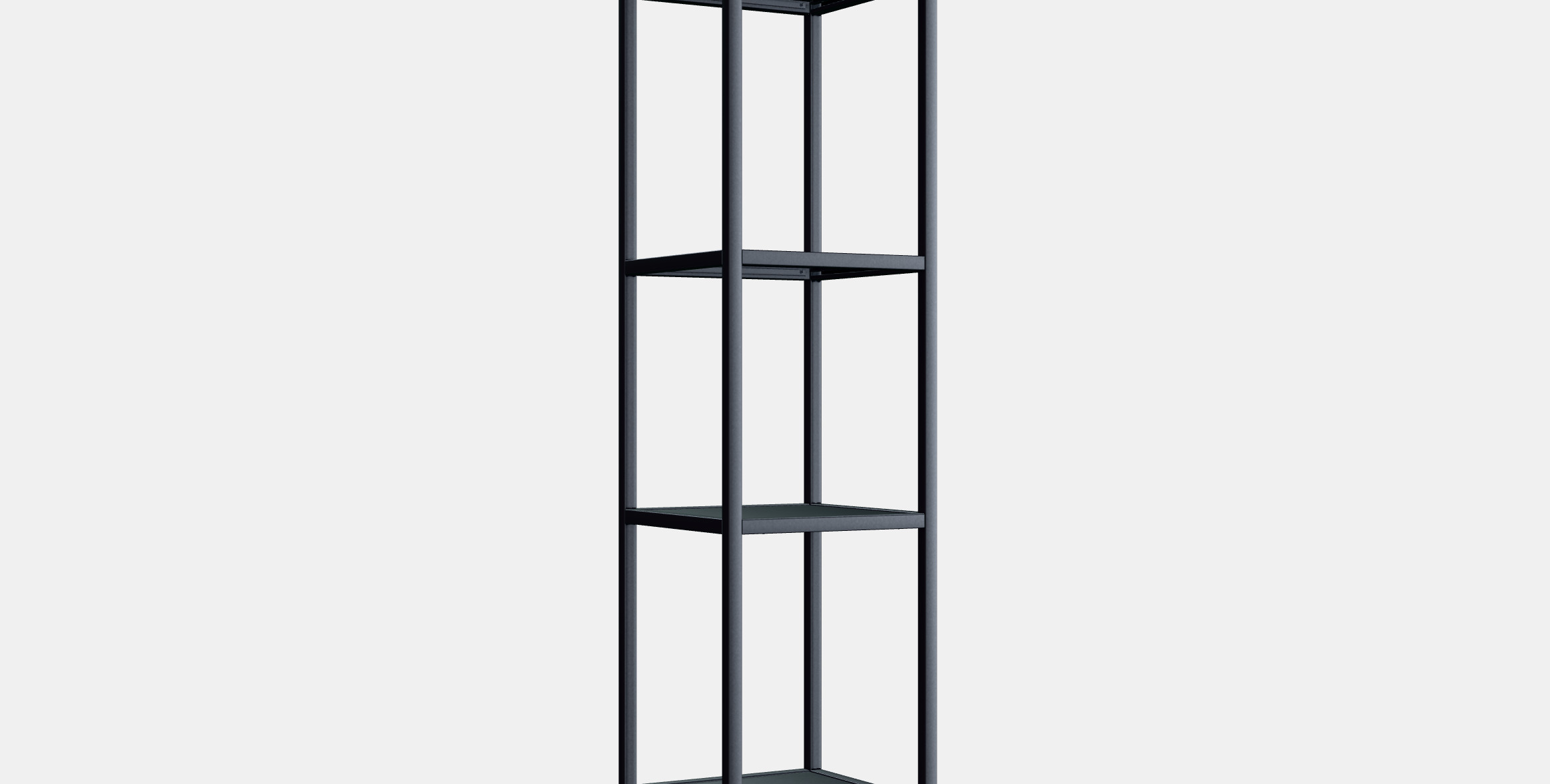 ENHET High fr w shelves 2 3D model_2