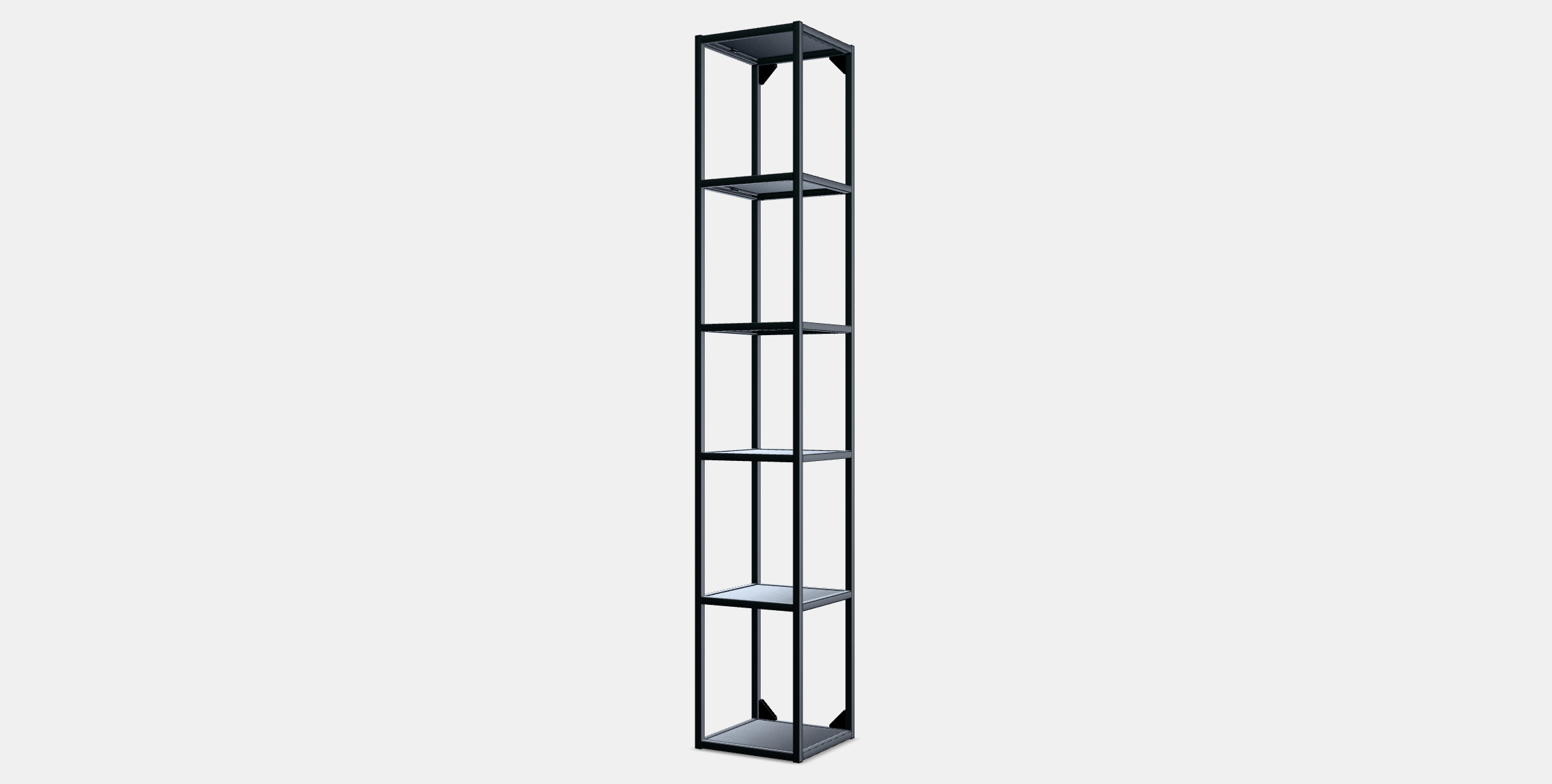 ENHET High fr w shelves 2 3D model_12