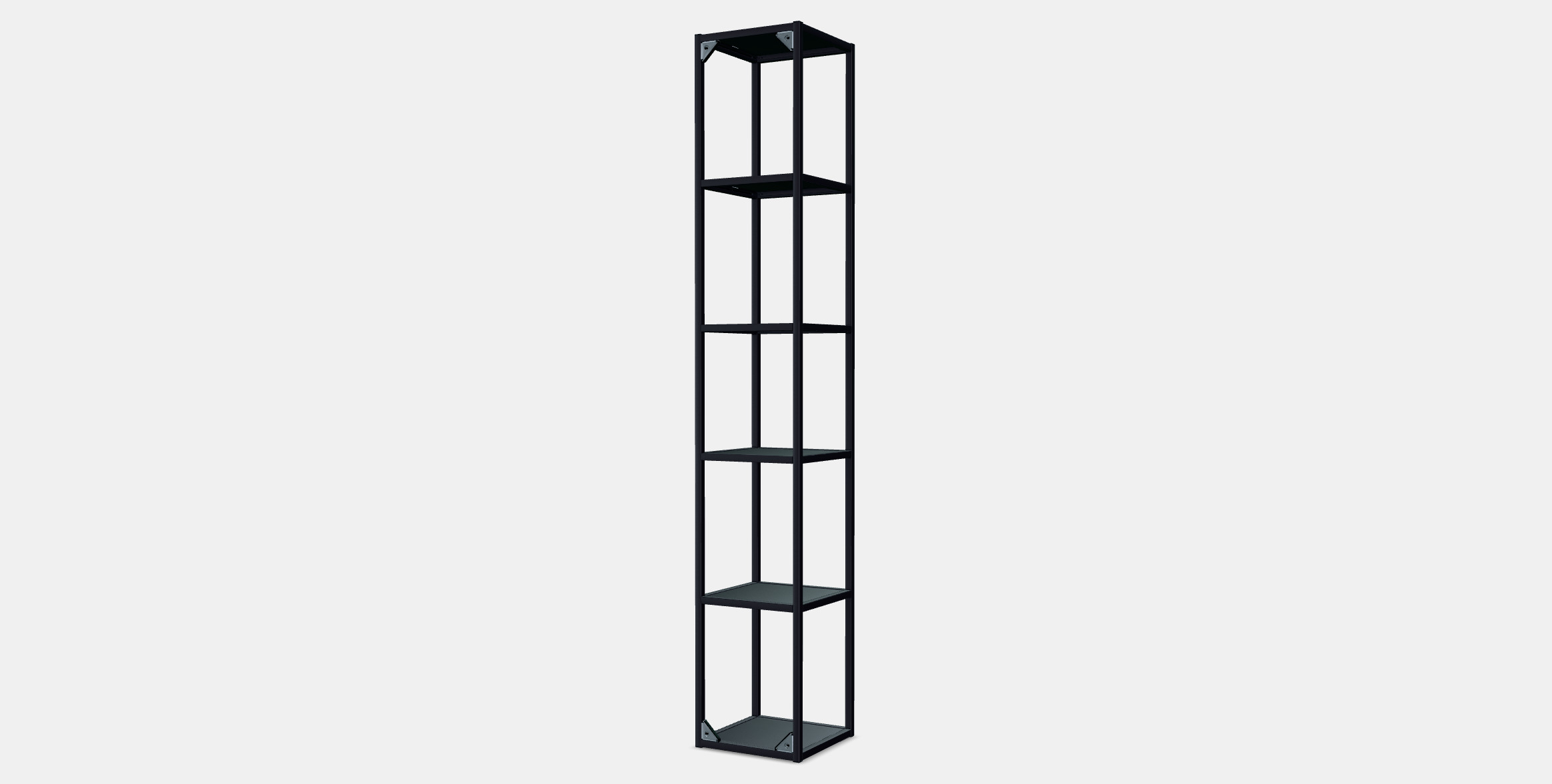 ENHET High fr w shelves 2 3D model_4