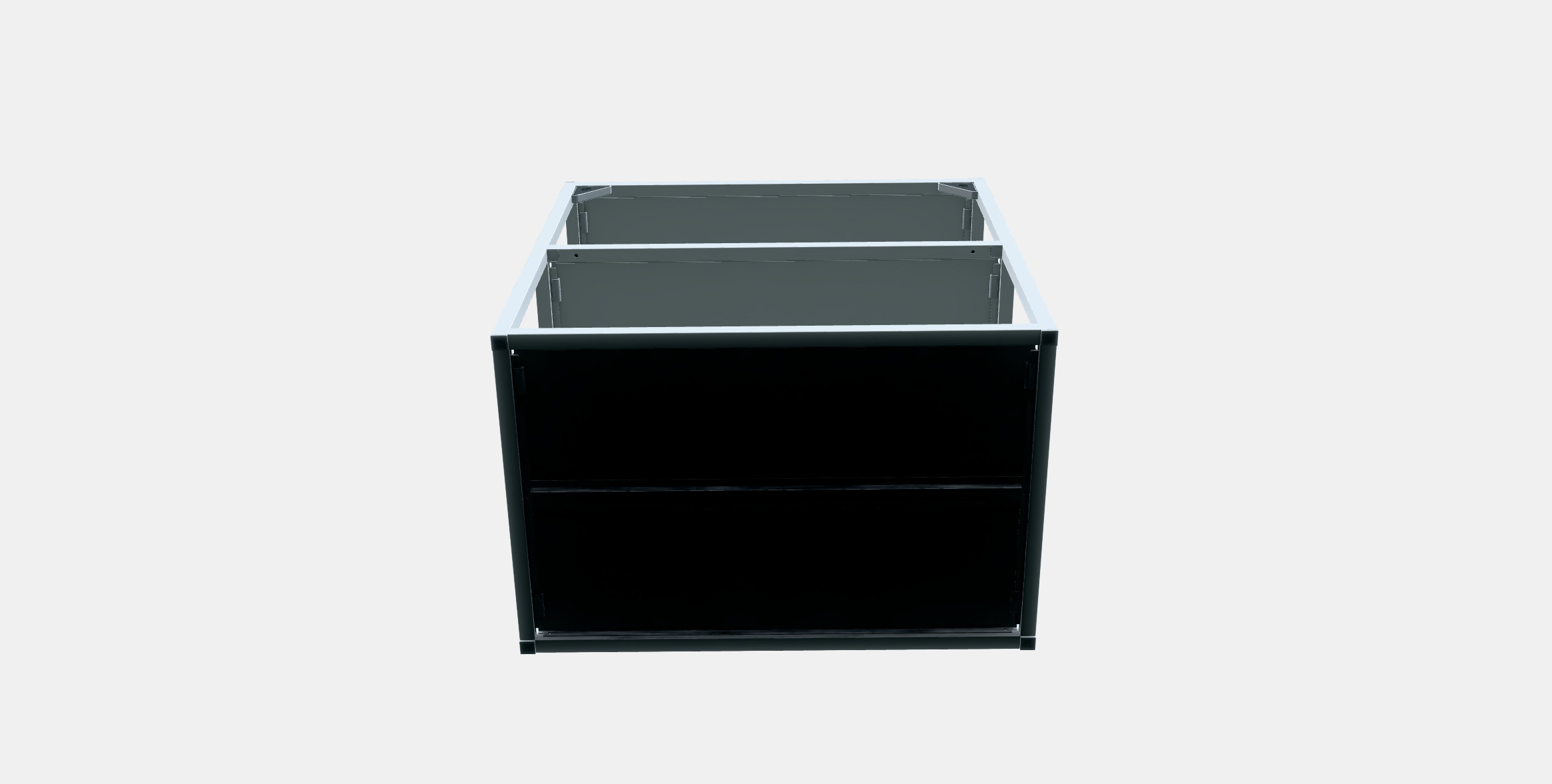 ENHET Base fr w shelves 2 3D model_7