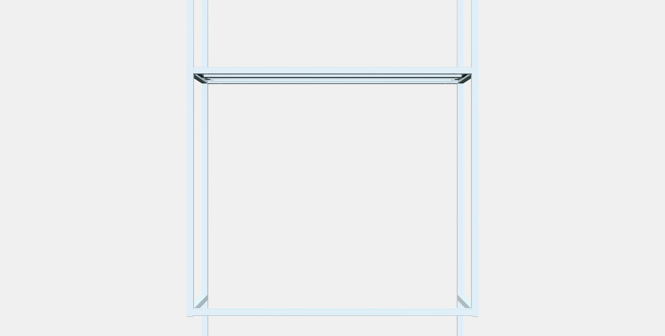ENHET Frame w shelves for washing machine 1 3D model_15