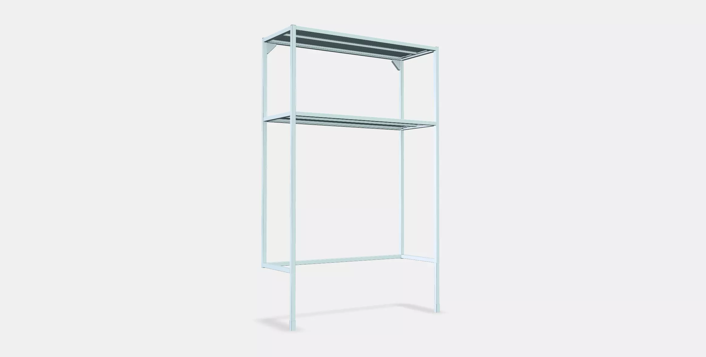 ENHET Frame w shelves for washing machine 1 3D model_0