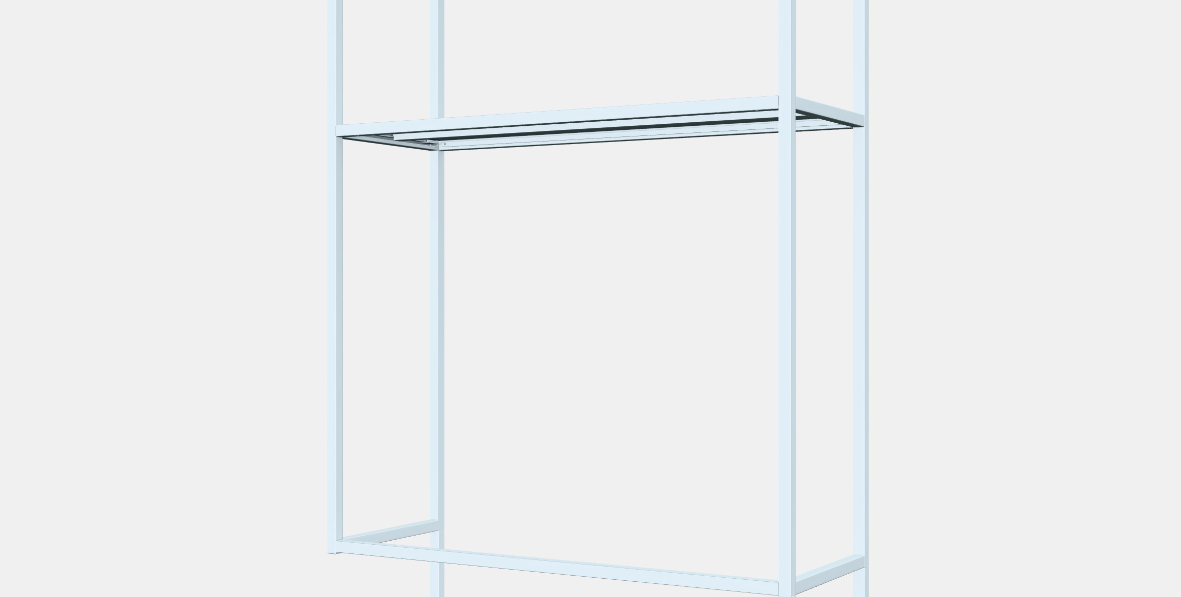 ENHET Frame w shelves for washing machine 1 3D model_6