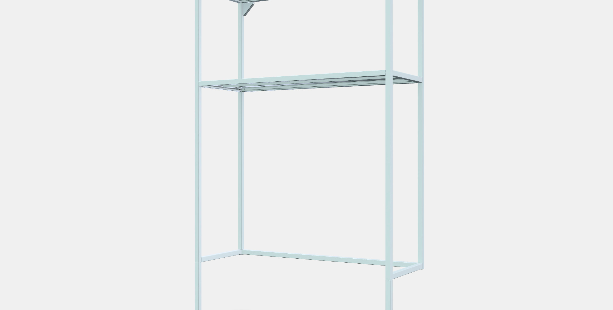 ENHET Frame w shelves for washing machine 1 3D model_12