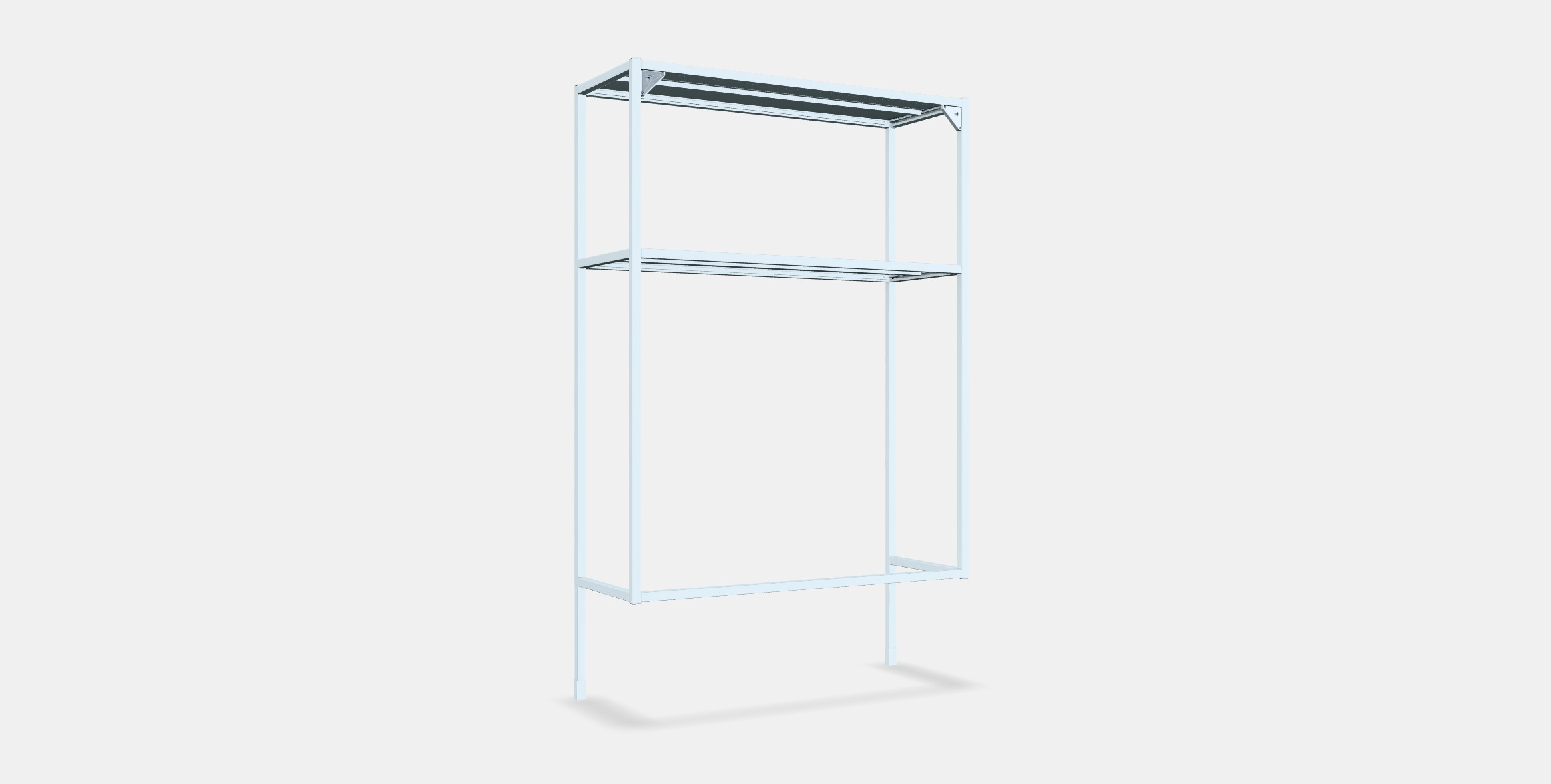 ENHET Frame w shelves for washing machine 1 3D model_16