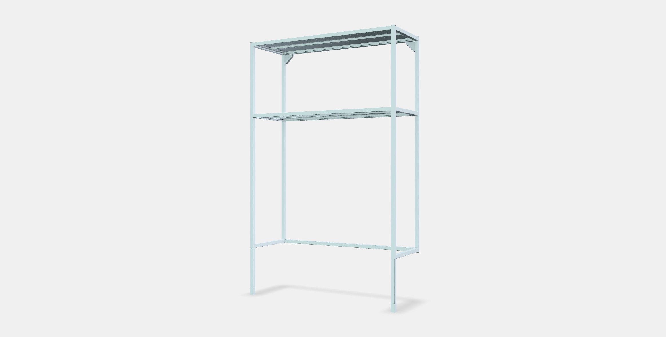 ENHET Frame w shelves for washing machine 1 3D model_13