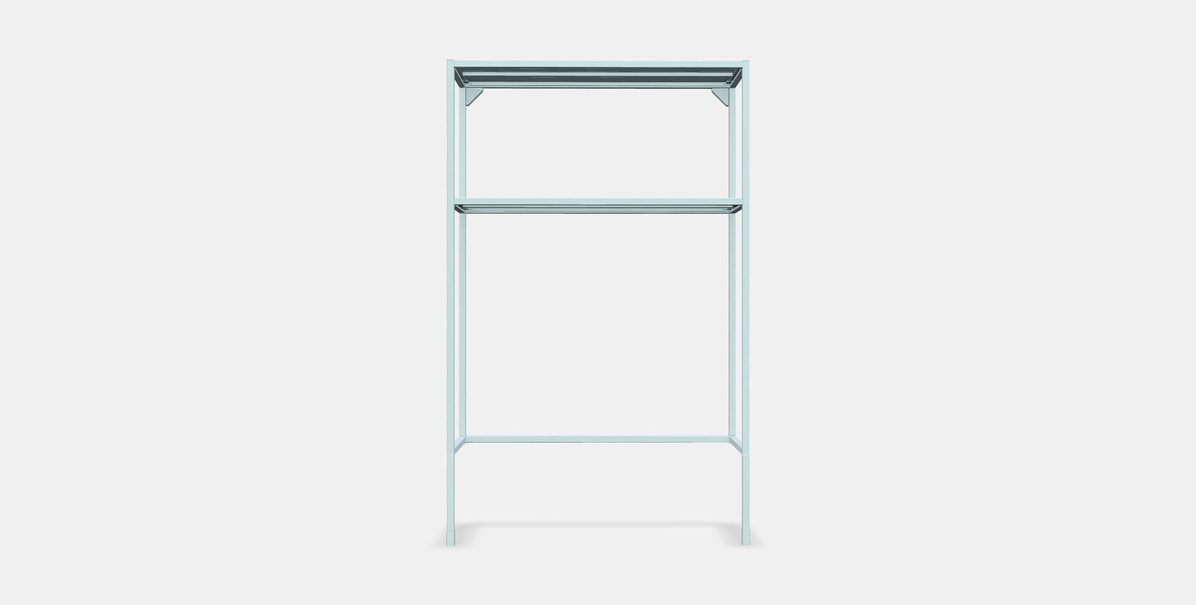 ENHET Frame w shelves for washing machine 1 3D model_10