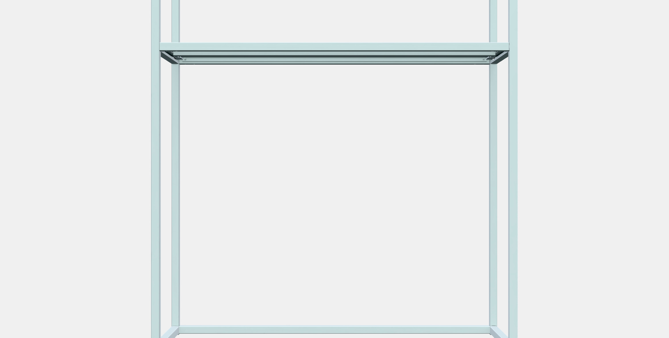 ENHET Frame w shelves for washing machine 1 3D model_11