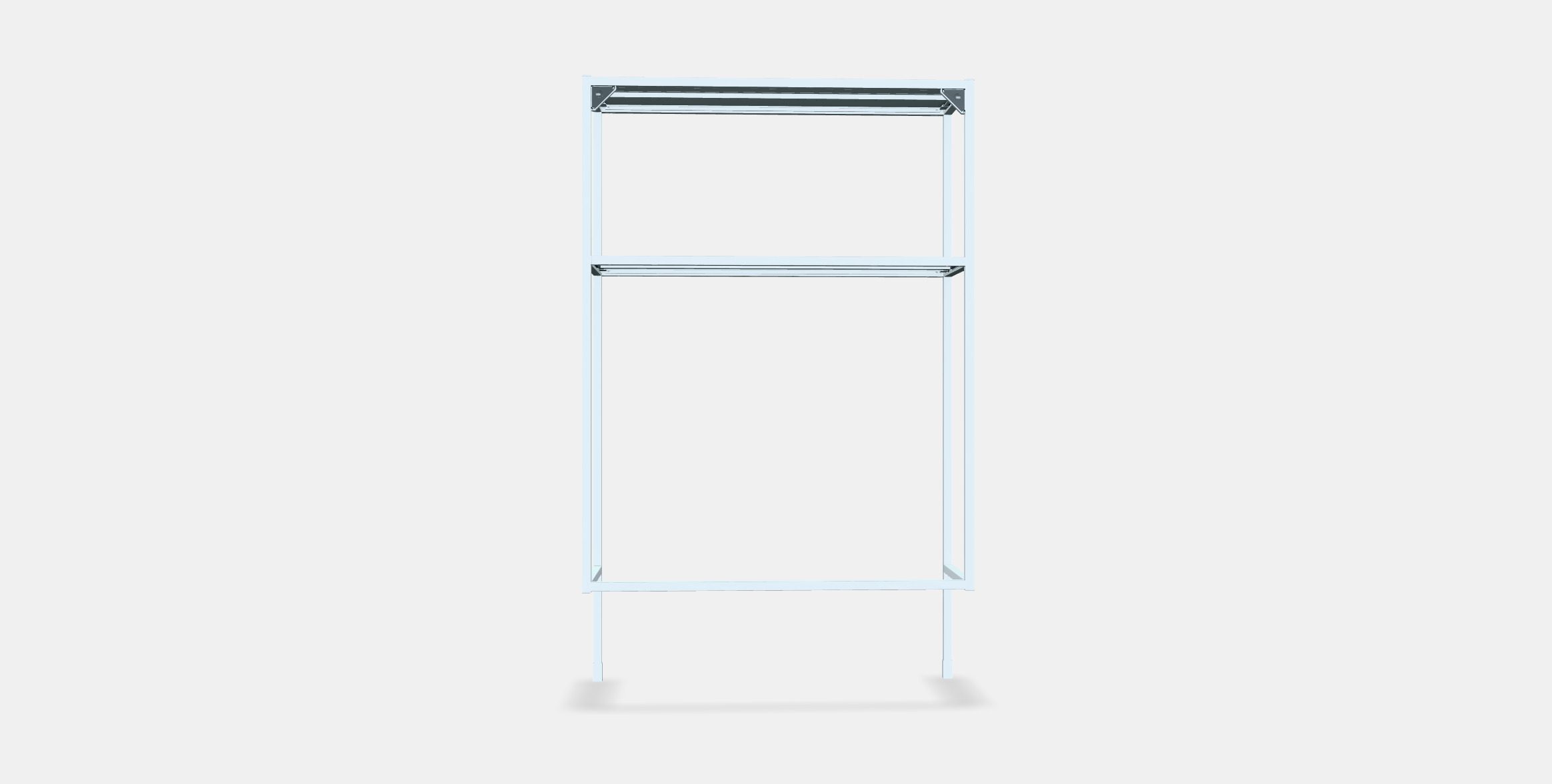 ENHET Frame w shelves for washing machine 1 3D model_14