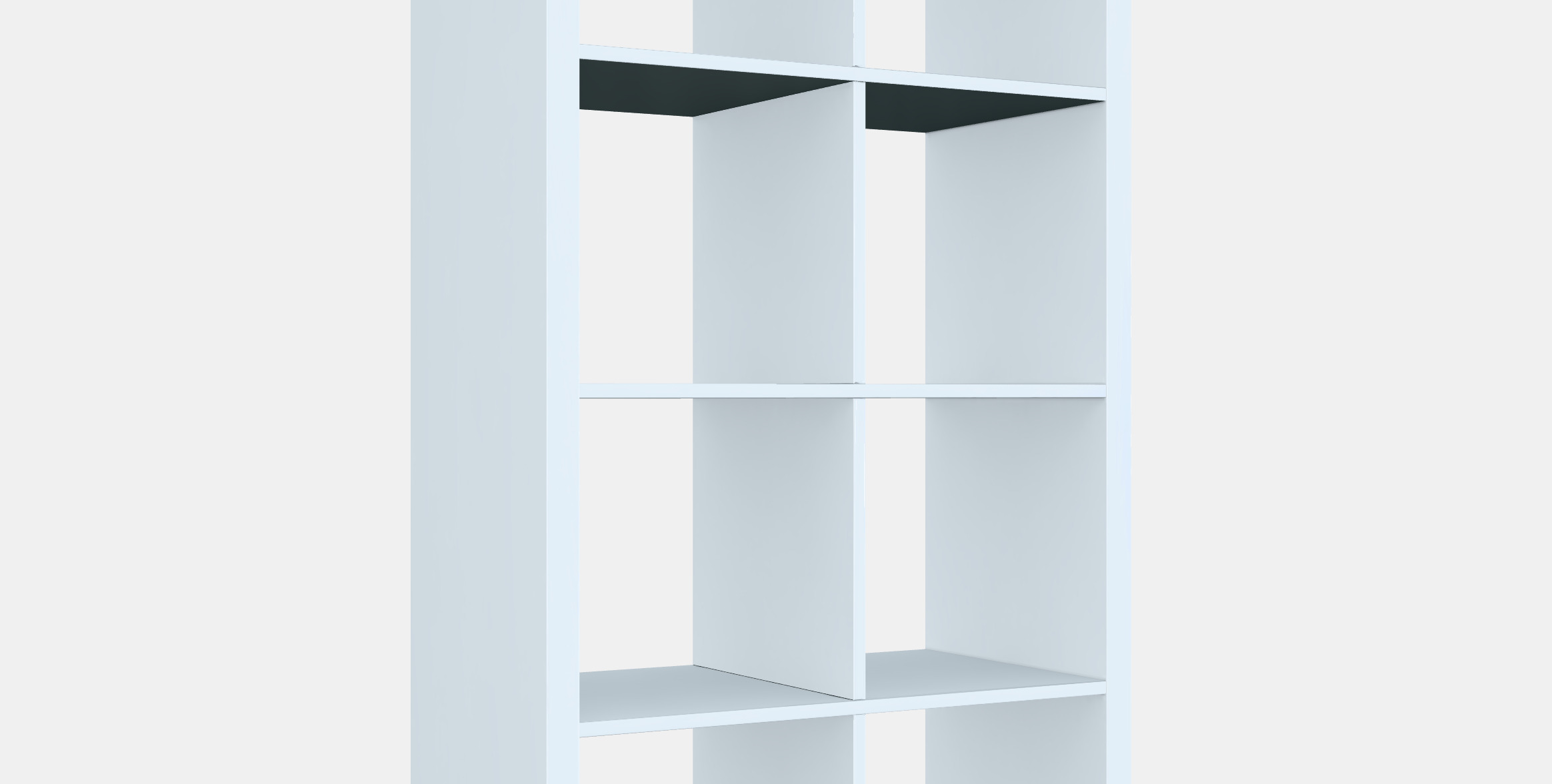 KALLAX Shelving unit 4 Low-poly 3D model_3