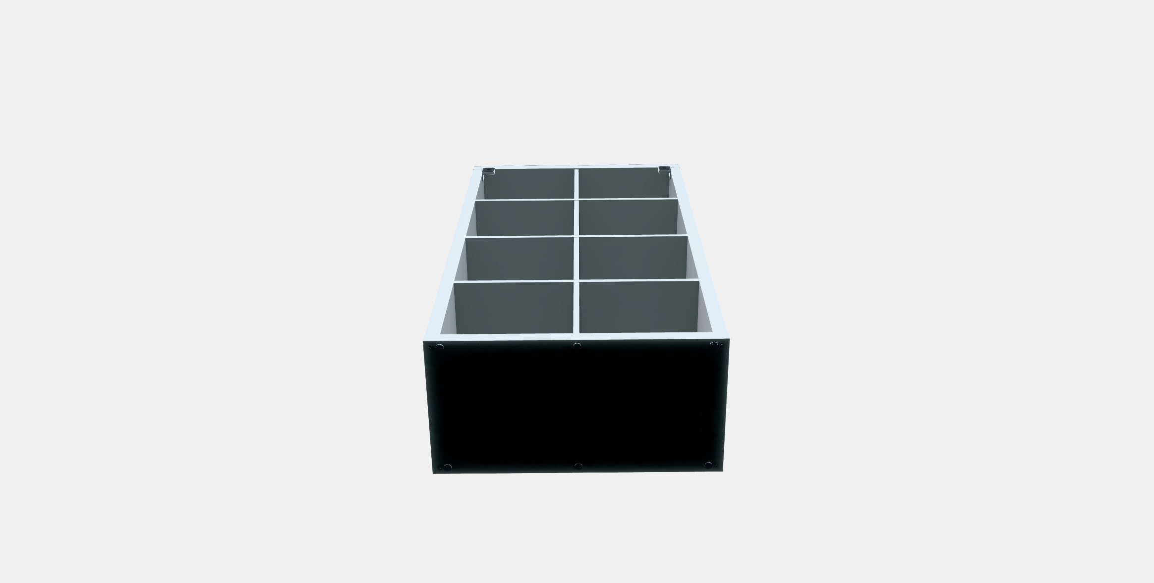 KALLAX Shelving unit 4 Low-poly 3D model_8
