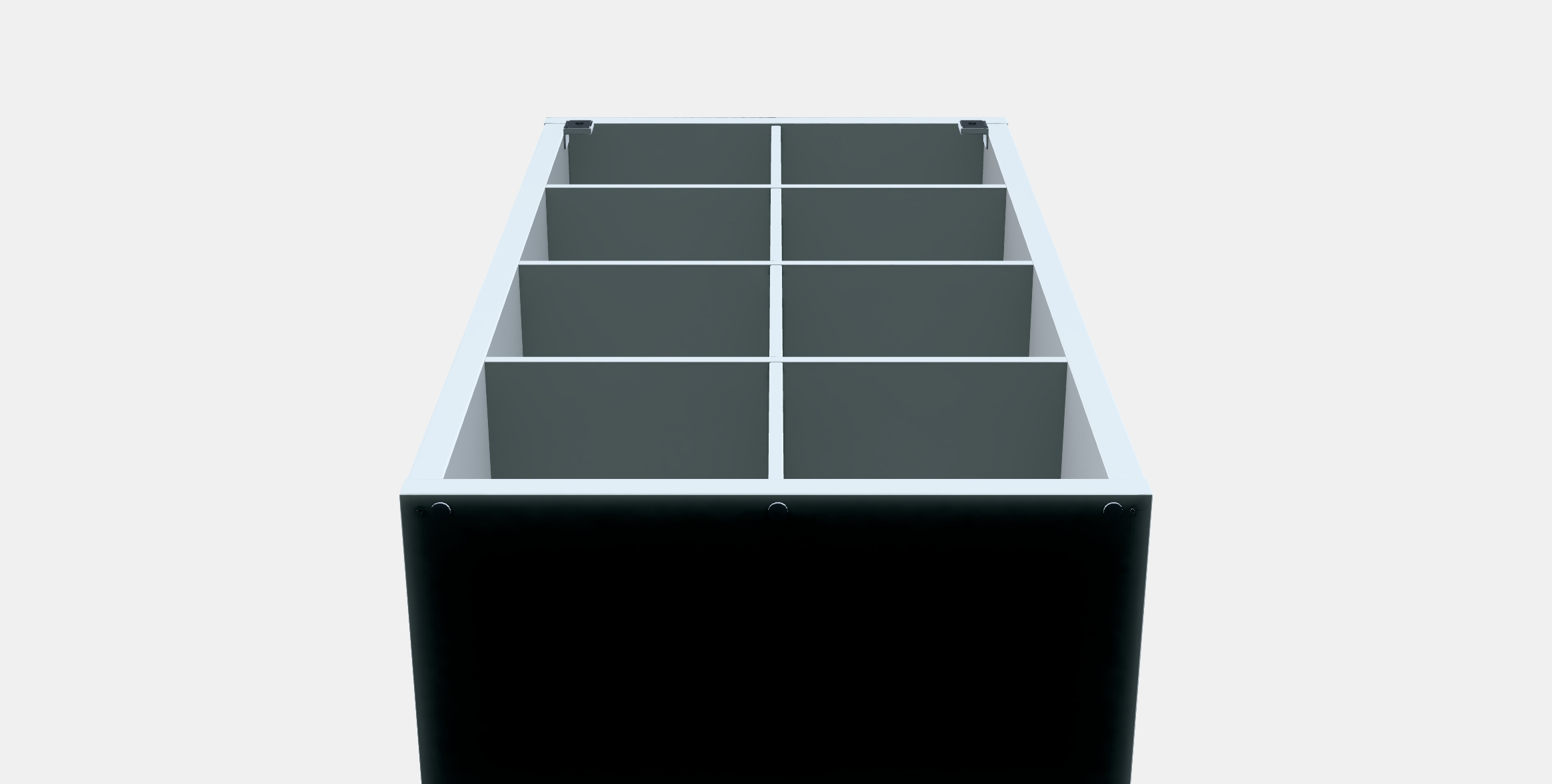 KALLAX Shelving unit 4 Low-poly 3D model_7