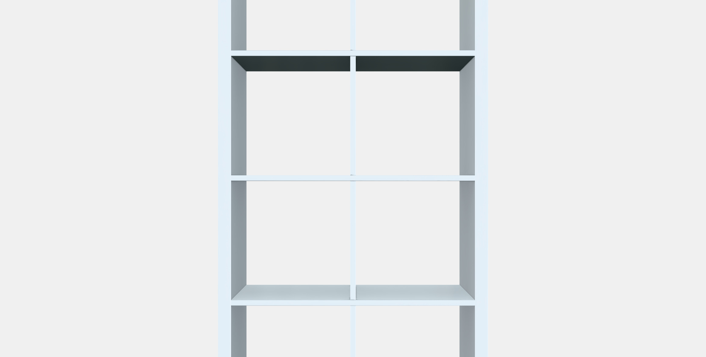 KALLAX Shelving unit 4 Low-poly 3D model_15