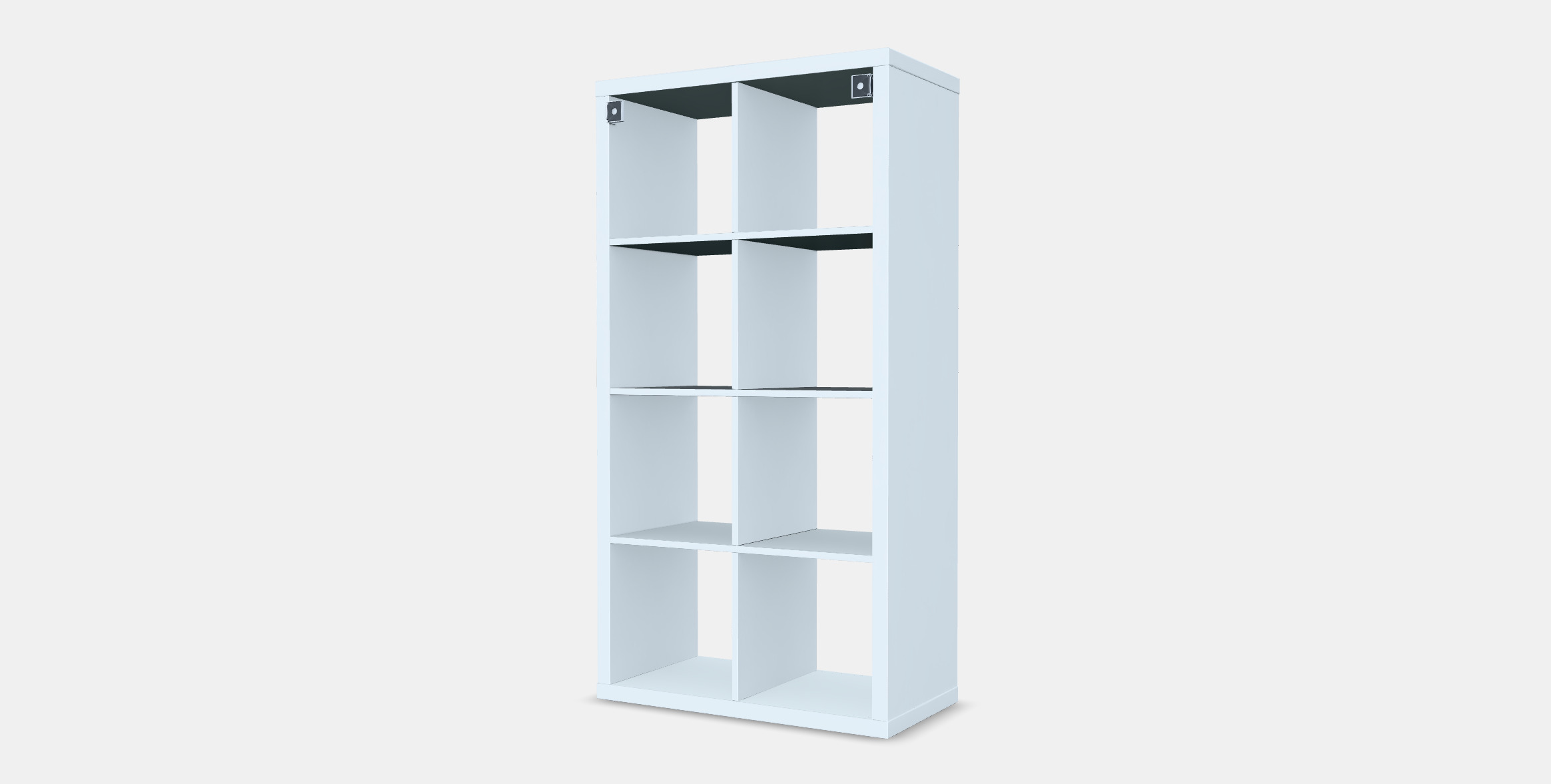 KALLAX Shelving unit 4 Low-poly 3D model_5