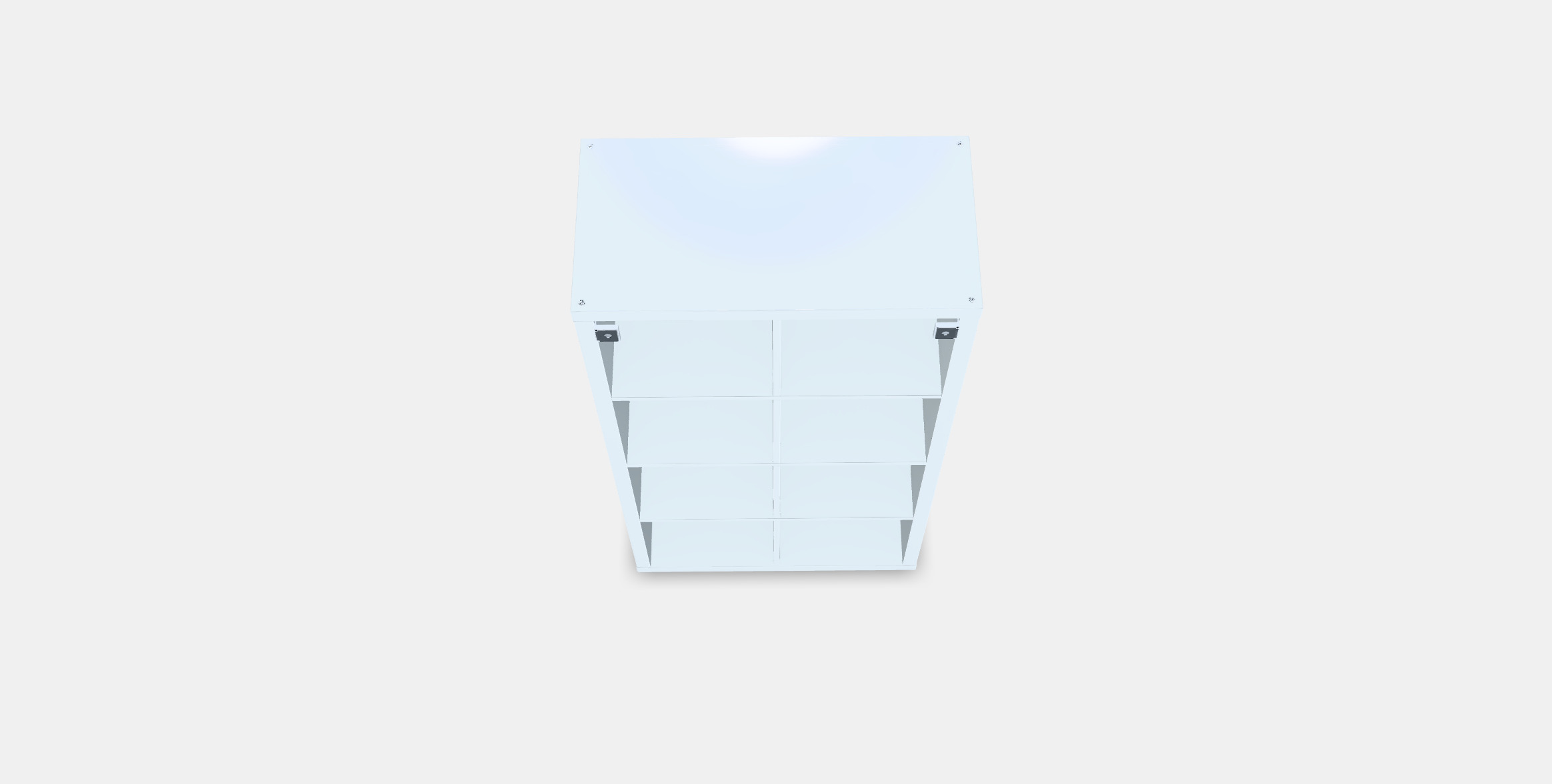 KALLAX Shelving unit 4 Low-poly 3D model_2