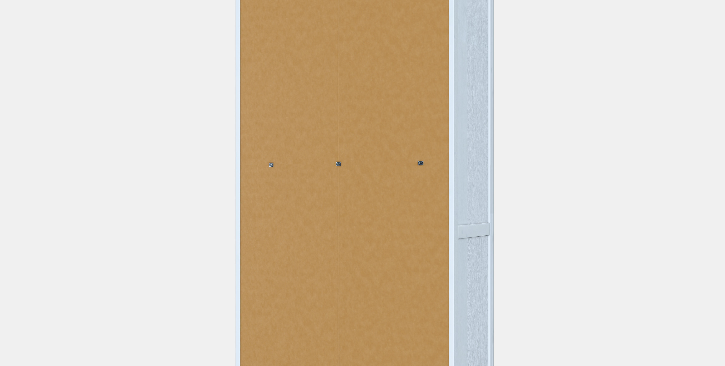 HEMNES Bookcase 1 3D model_8