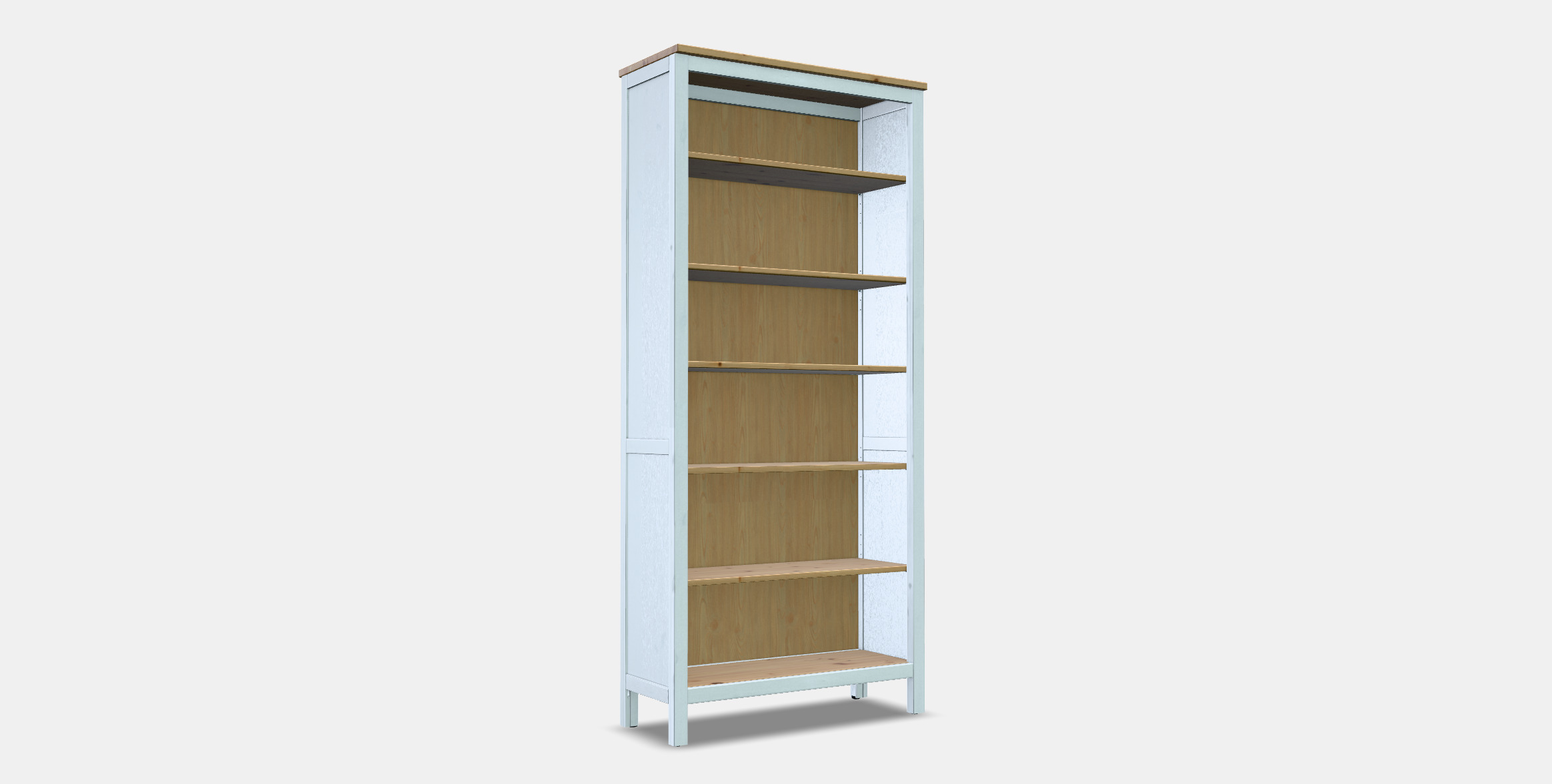 HEMNES Bookcase 1 3D model_2