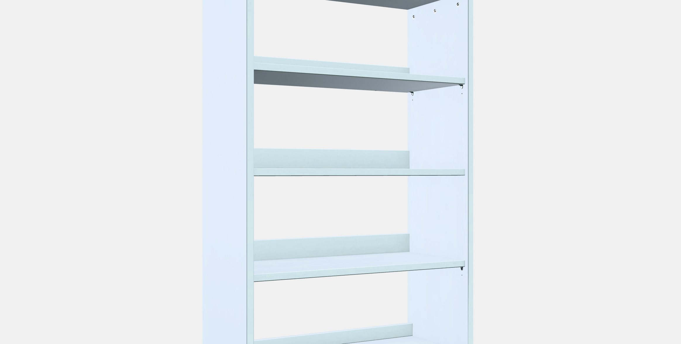 HAVSTA Shelving unit 2 Low-poly 3D model_9