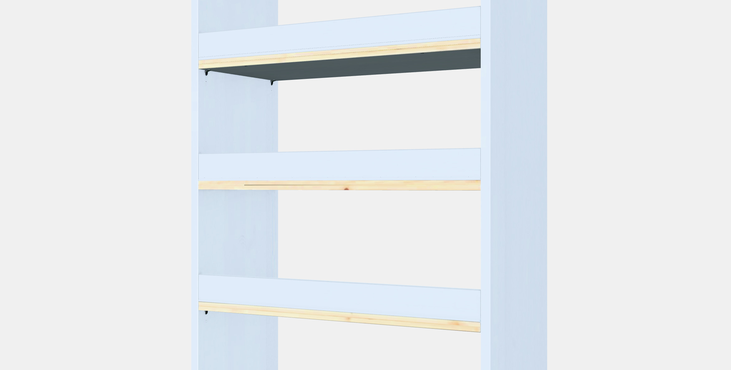 HAVSTA Shelving unit 2 Low-poly 3D model_6