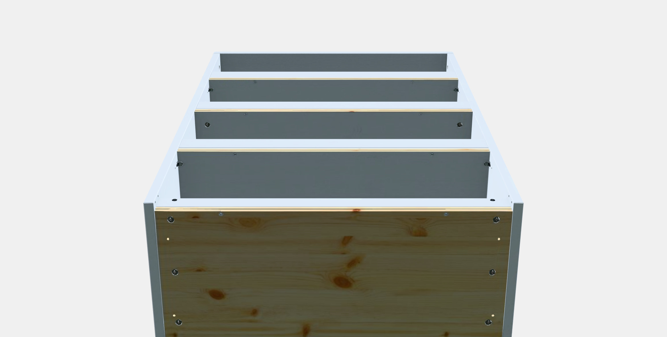 HAVSTA Shelving unit 2 Low-poly 3D model_8