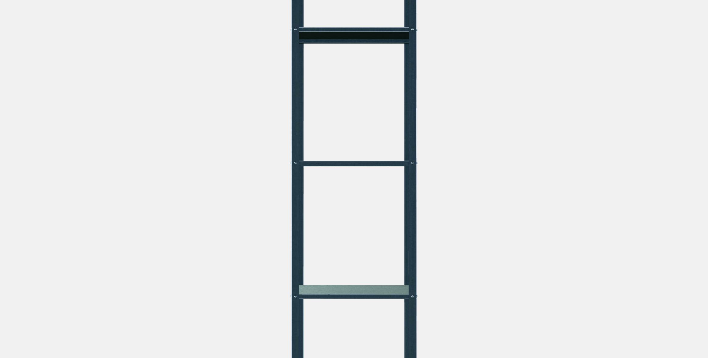 HYLLIS shelving unit 2 Low-poly 3D model_15