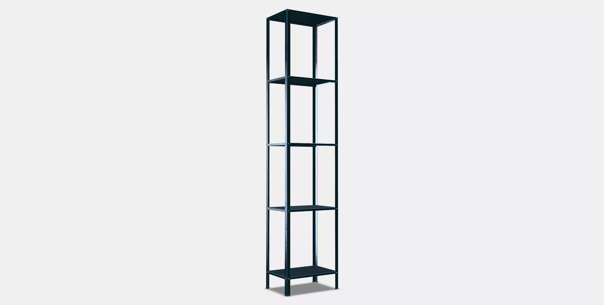 HYLLIS shelving unit 2 Low-poly 3D model_0