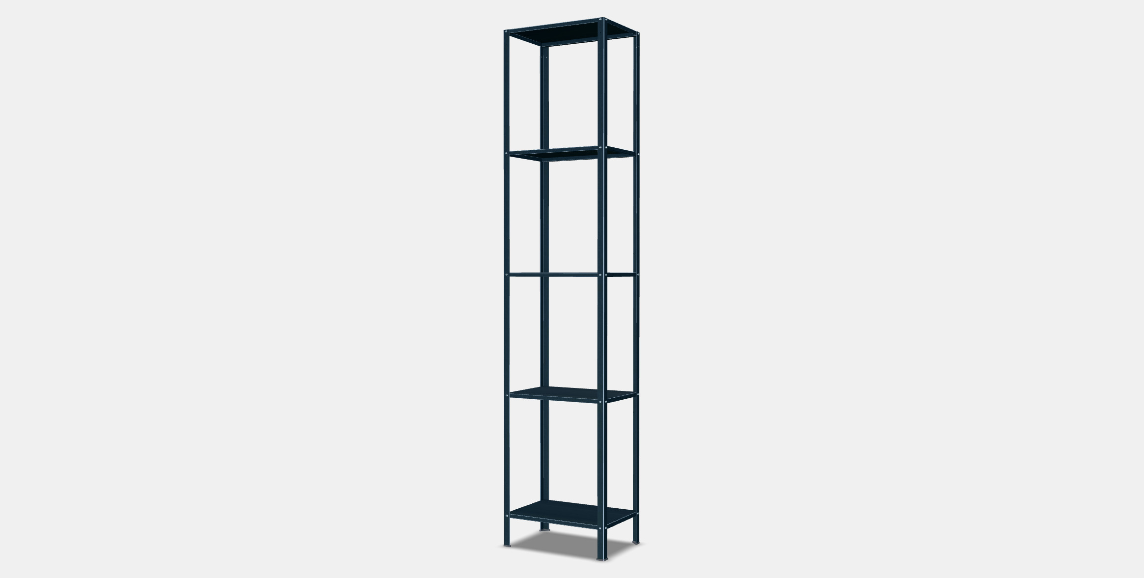 HYLLIS shelving unit 2 Low-poly 3D model_5
