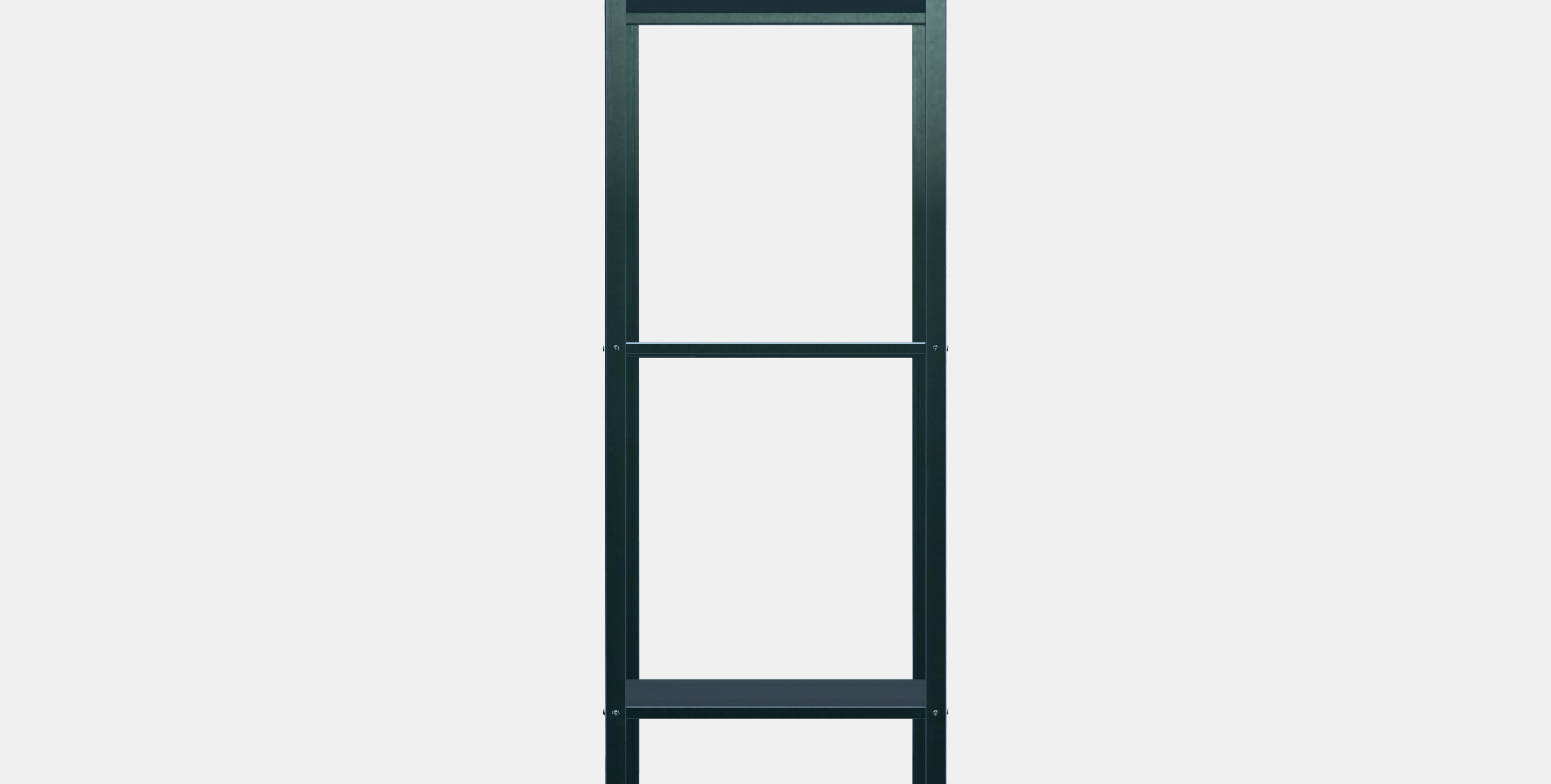 HYLLIS shelving unit 2 Low-poly 3D model_11