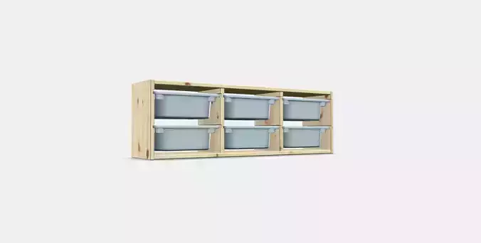TROFAST Wall storage 5