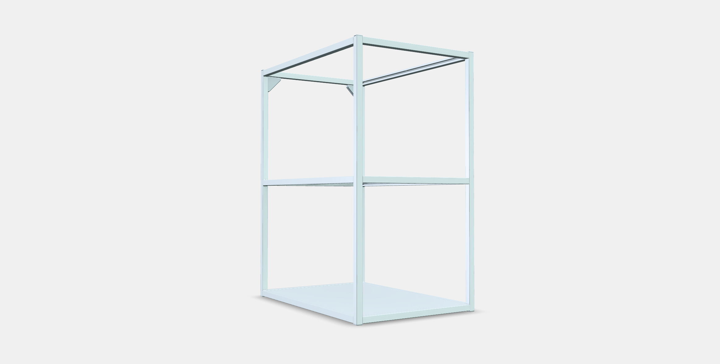 ENHET Base fr w shelves 4 3D model_2