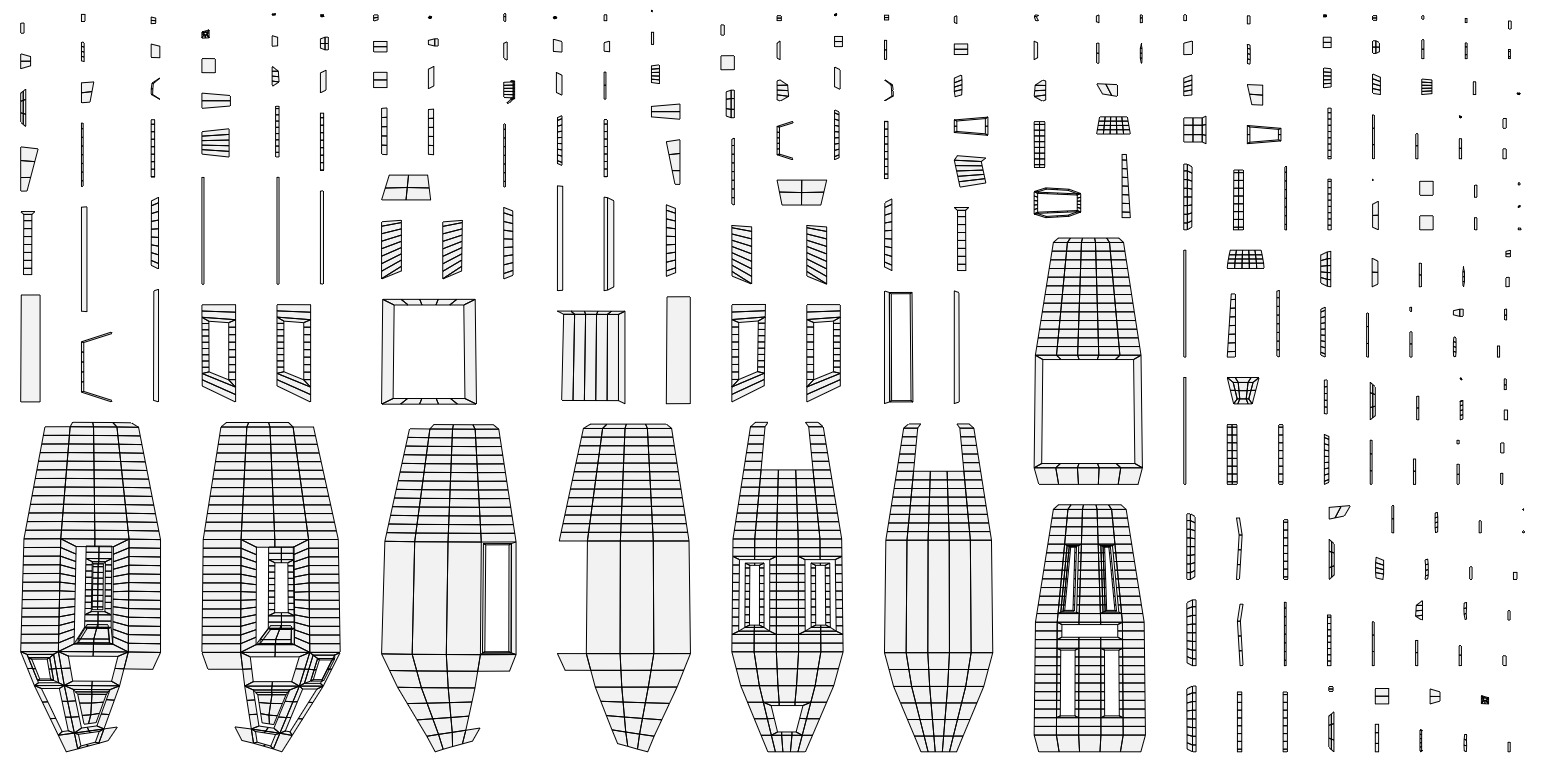 Sci Fi Air Craft Low-poly 3D model_20