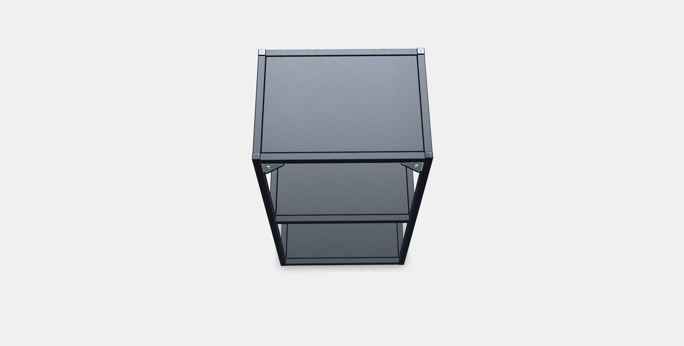 ENHET Wall fr w shelves 4 3D model_5