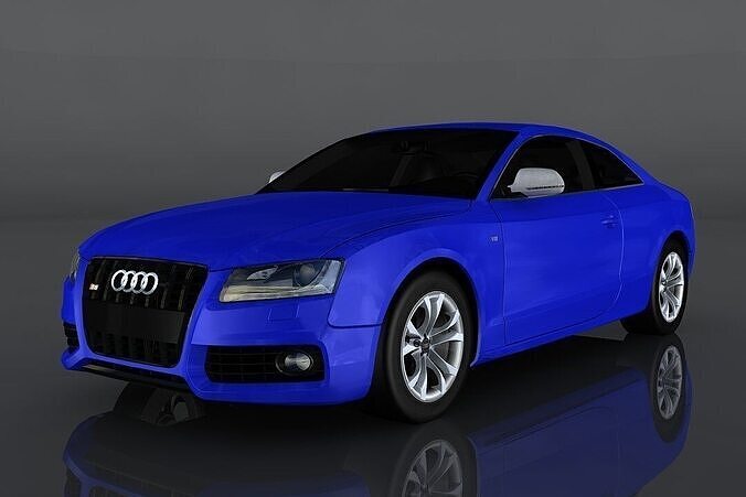 Audi S5 Low-poly 3D model