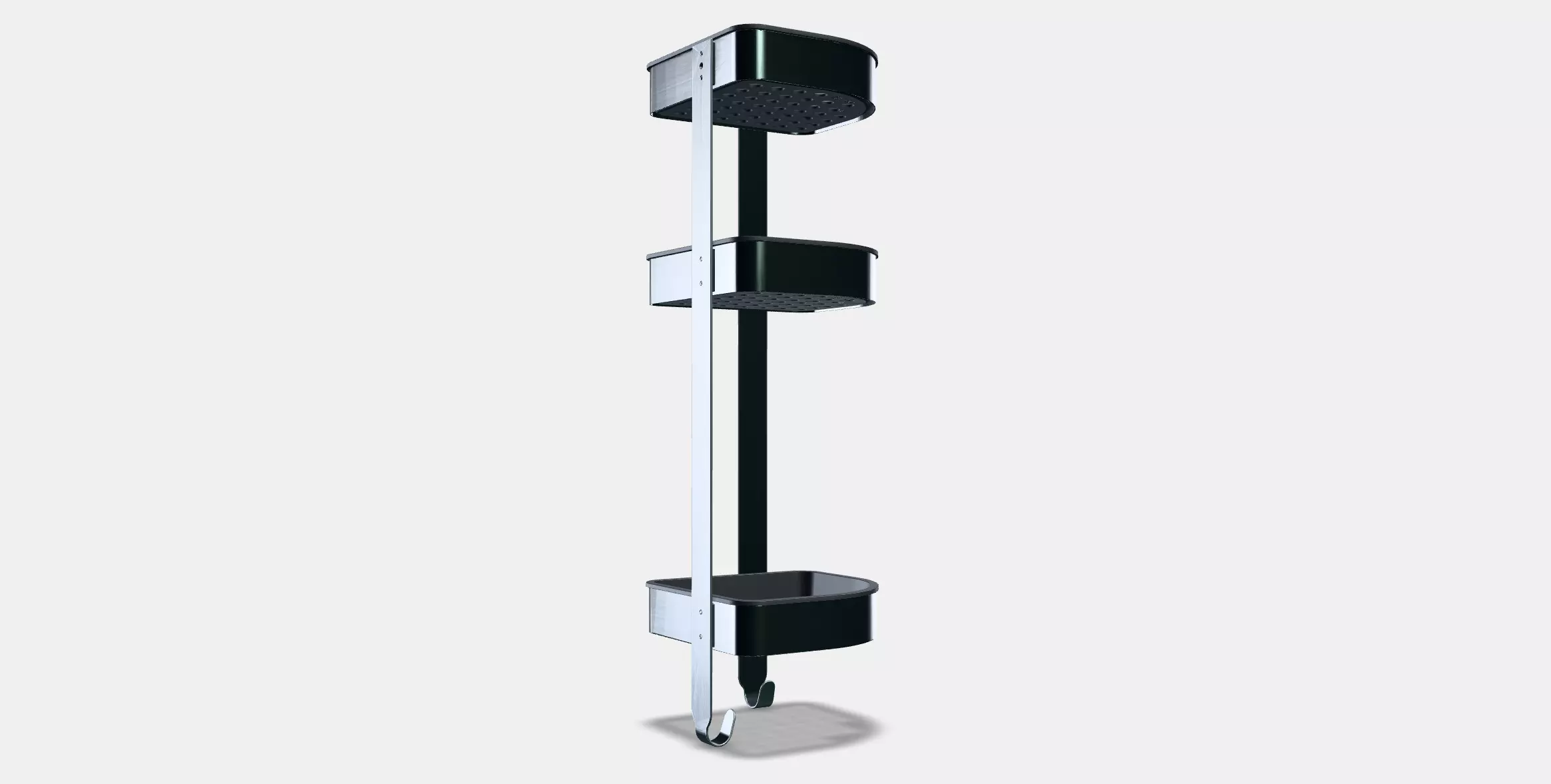 BROGRUND Corner wall shelf unit 3D model_0