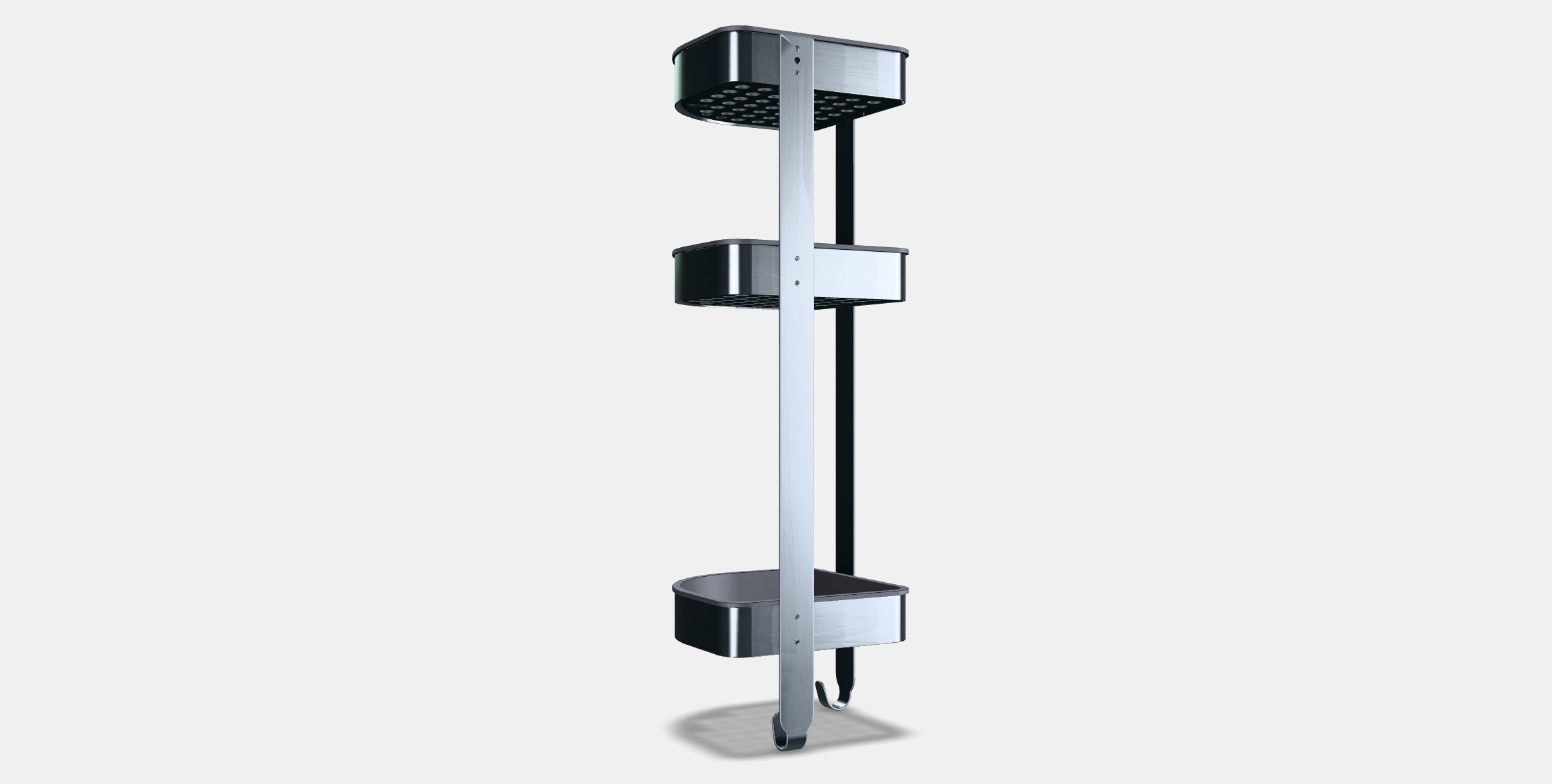 BROGRUND Corner wall shelf unit 3D model_16